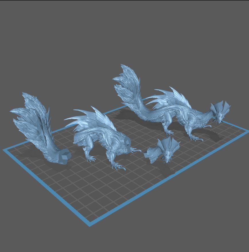 Mizutsune Monster Hunter Fan Art 3D print model_15