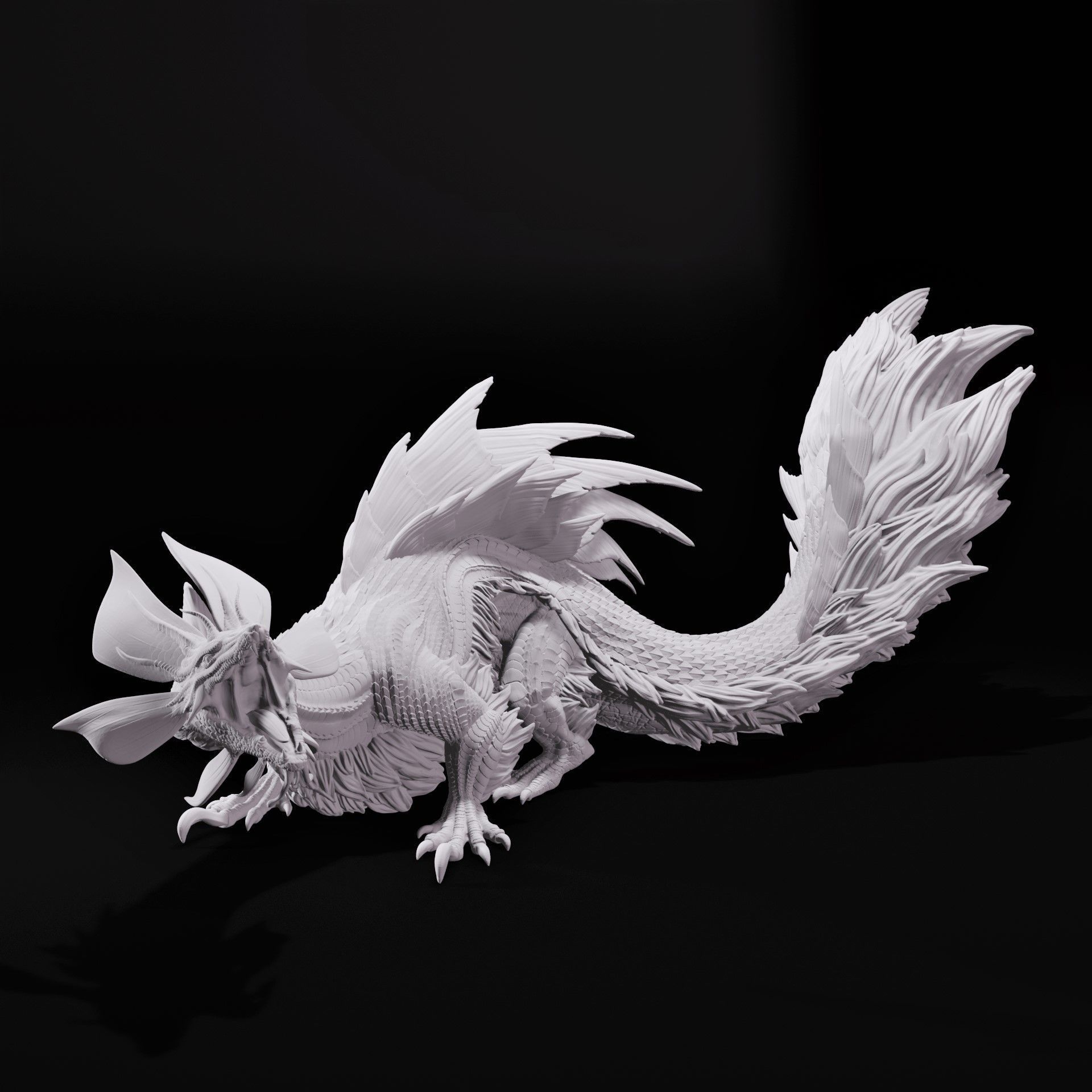 Mizutsune Monster Hunter Fan Art 3D print model_5