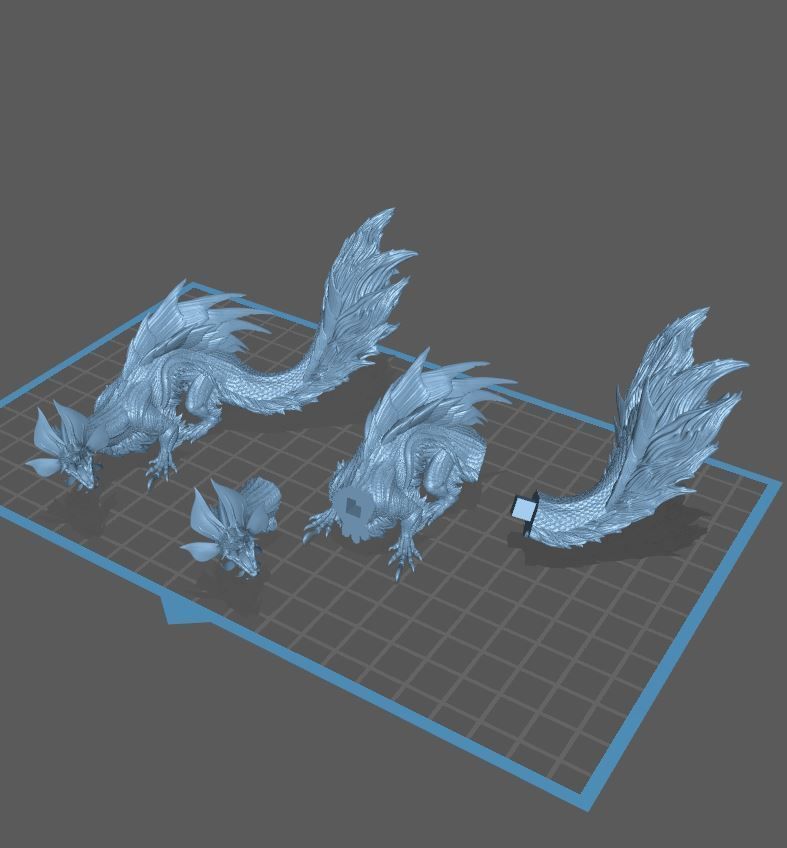Mizutsune Monster Hunter Fan Art 3D print model_16