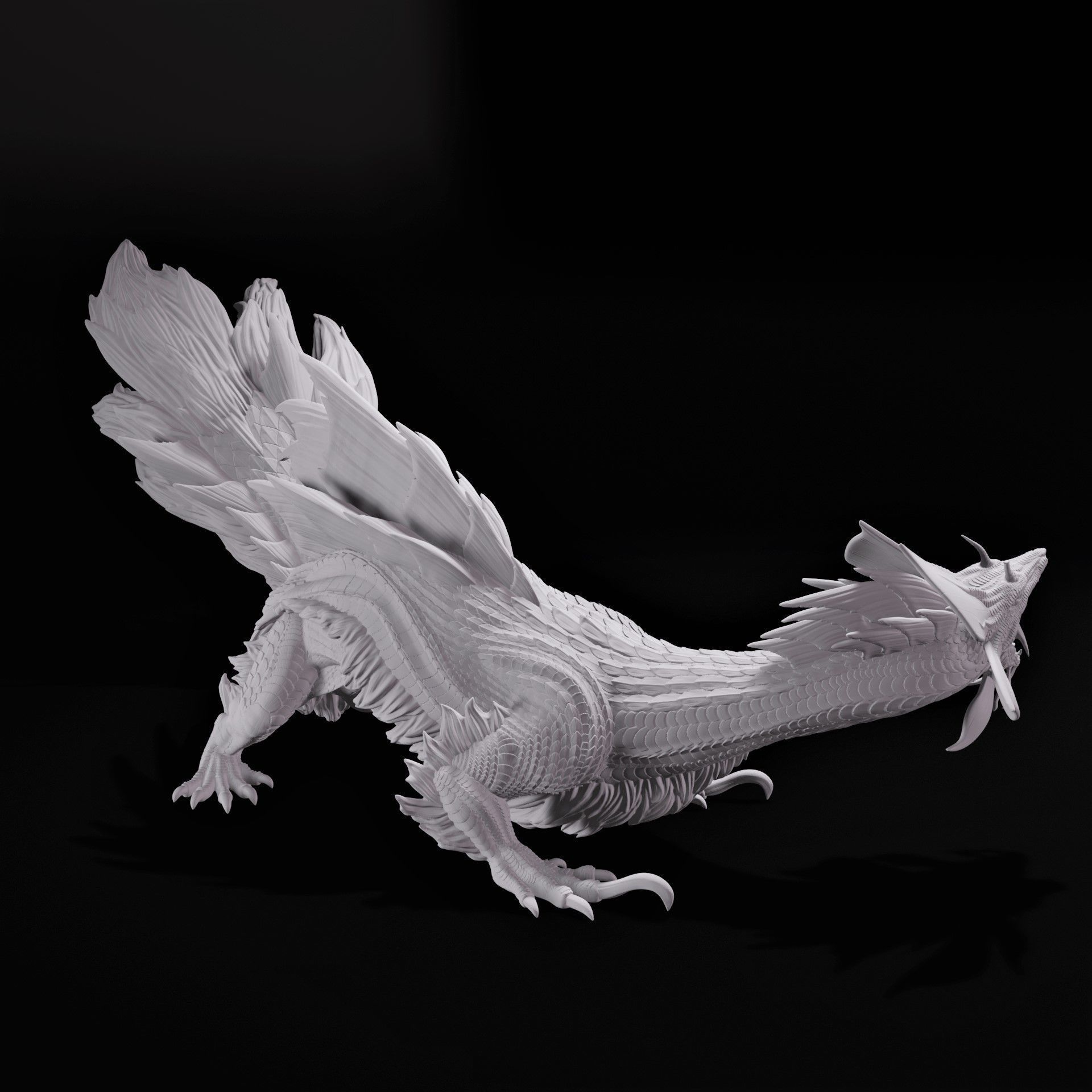 Mizutsune Monster Hunter Fan Art 3D print model_7