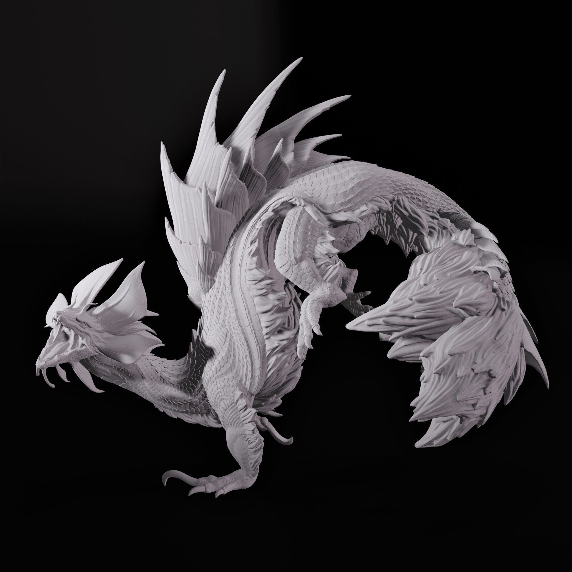 Mizutsune Monster Hunter Fan Art 3D print model_1