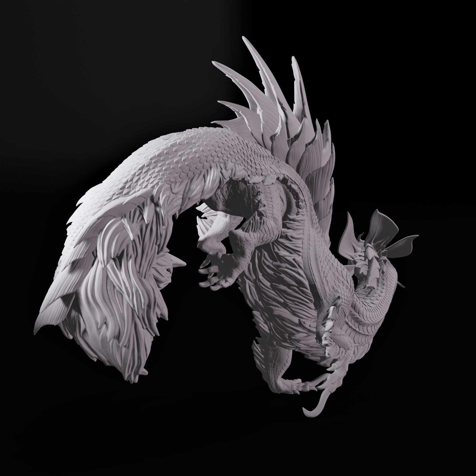 Mizutsune Monster Hunter Fan Art 3D print model_3