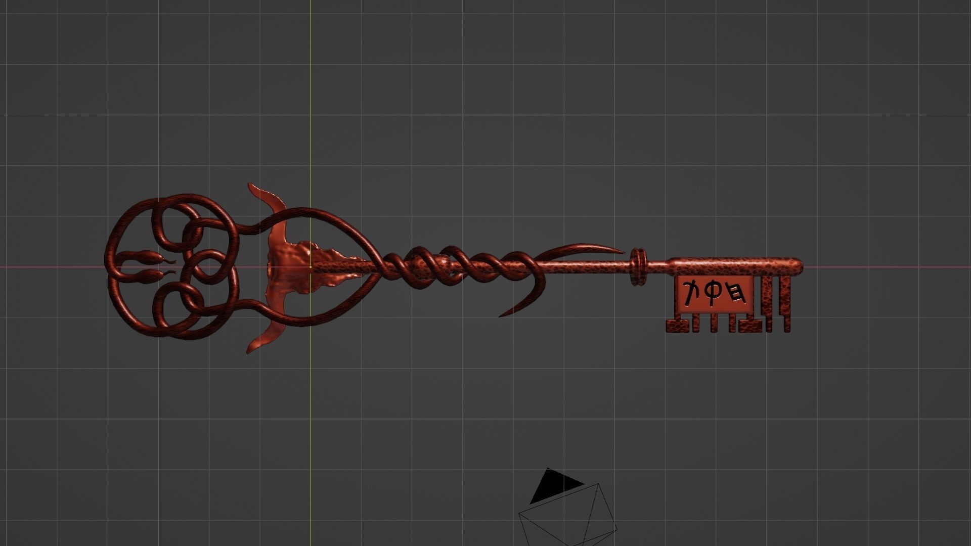 Deaths First Key - JoSM Promo Model Free 3D model_4