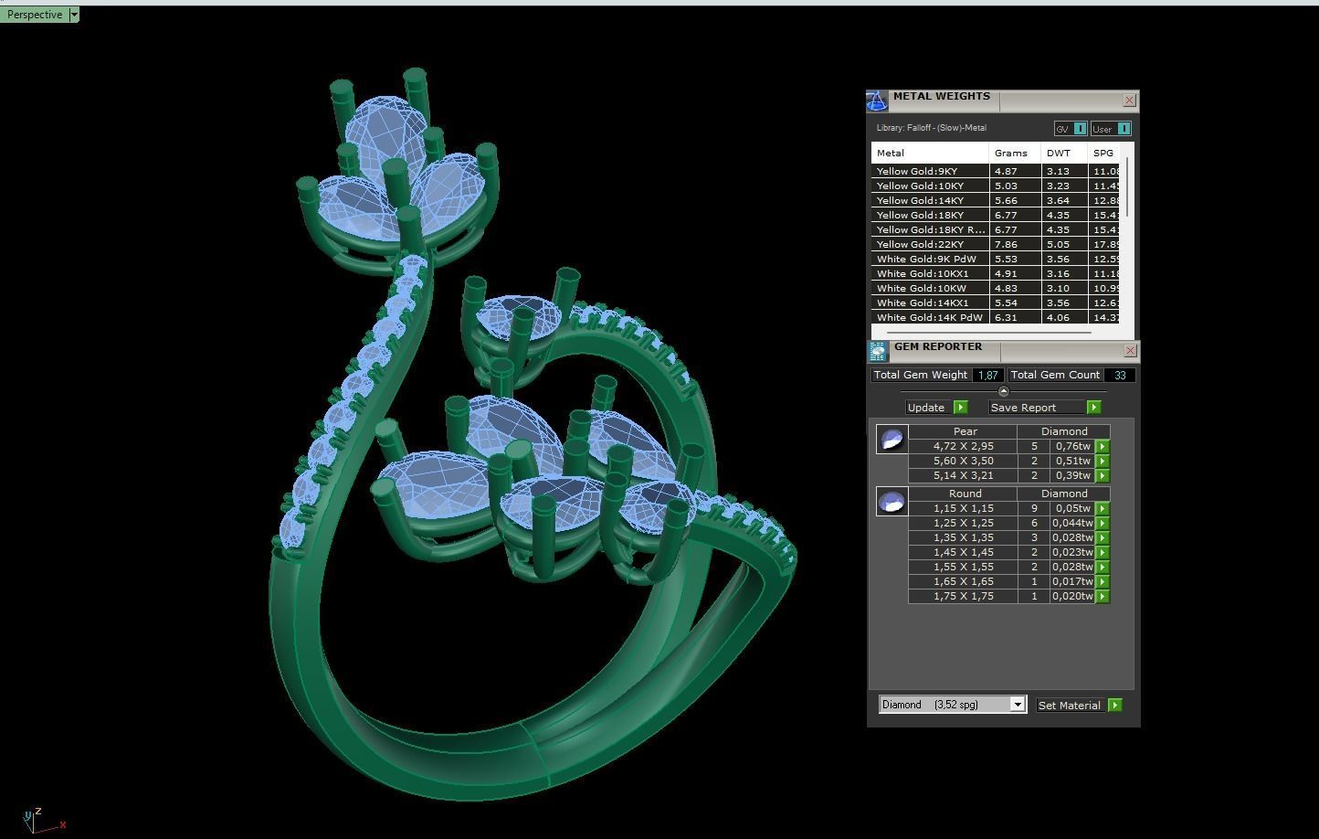 Fancy Ring 1 3D print model_2