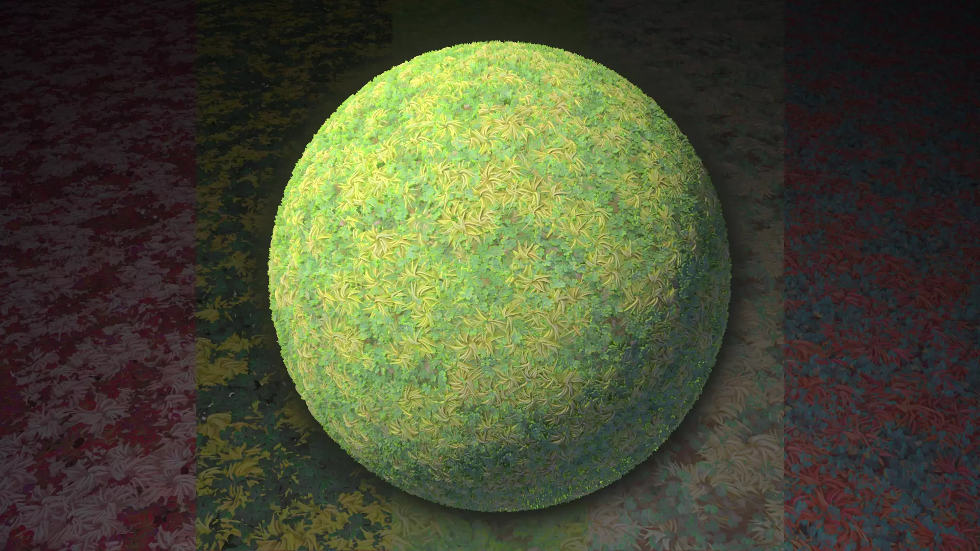 Grass Clover Stylized Procedural Material Texture_0