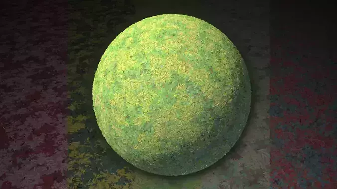 Grass Clover Stylized Procedural Material