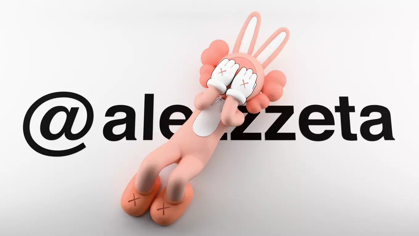 Kaws Holiday Indonesia Textured Low-poly 3D model_0