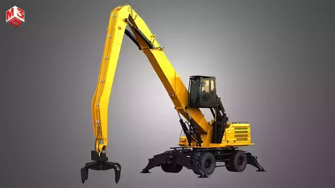 MH3050 - Wheel Material Handler 3D model