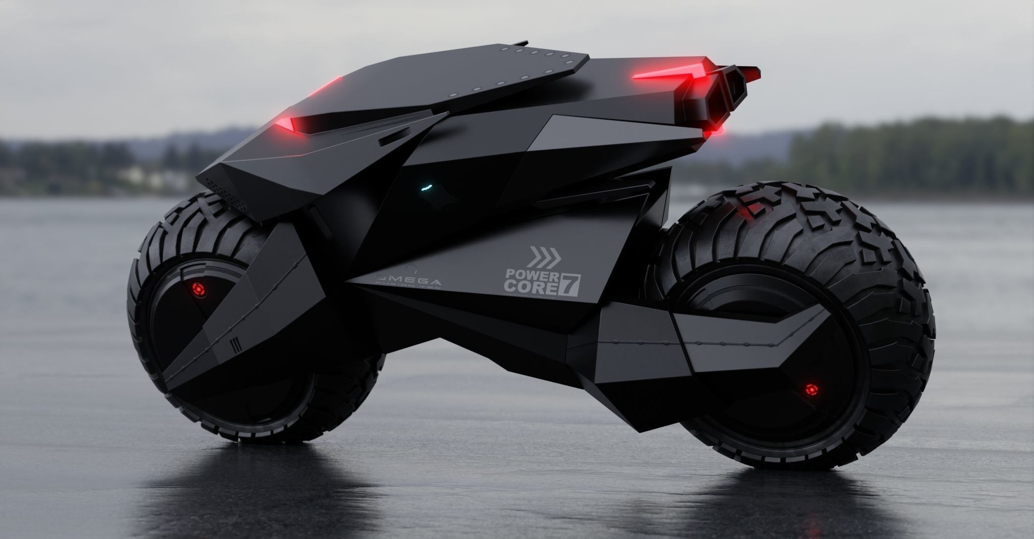 Motorcycle Robot 3D model_21