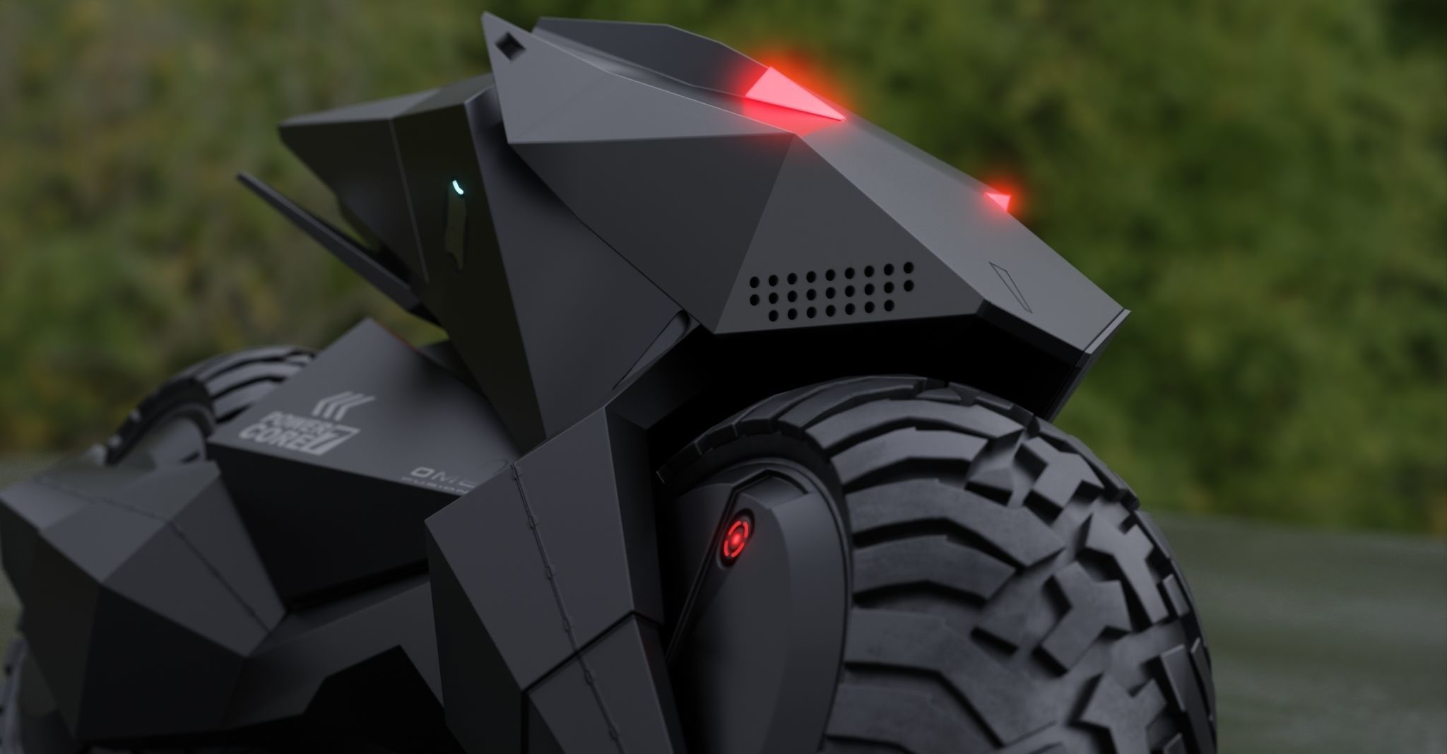 Motorcycle Robot 3D model_9