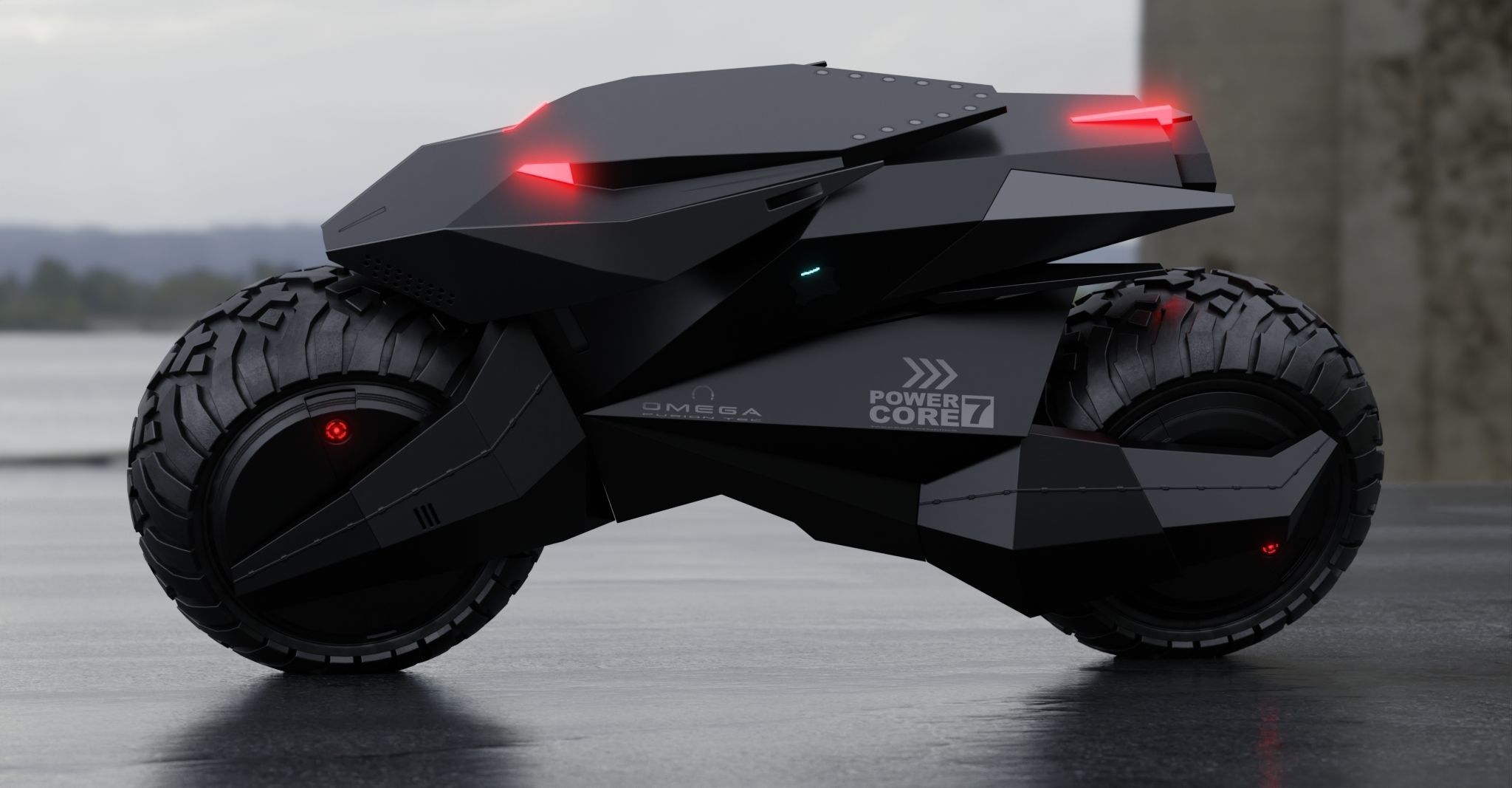 Motorcycle Robot 3D model_22