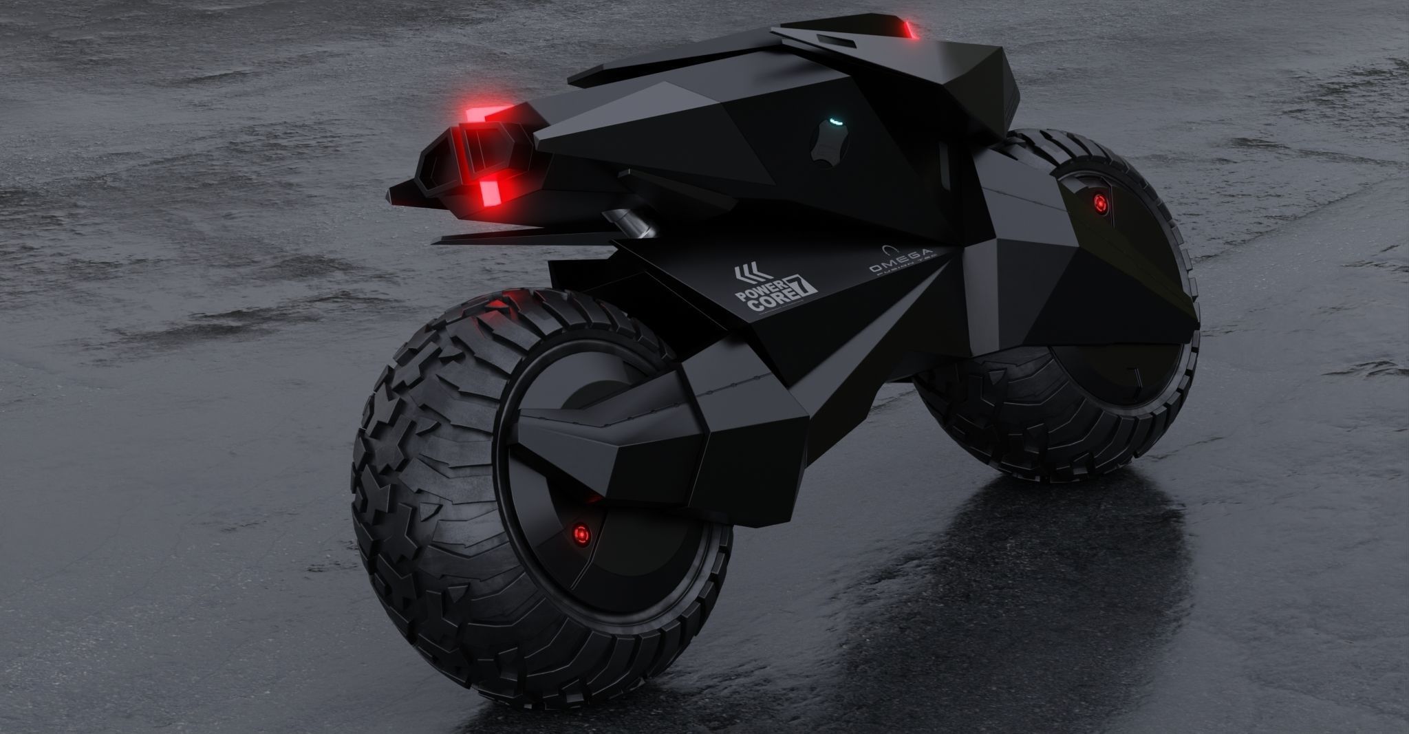 Motorcycle Robot 3D model_18