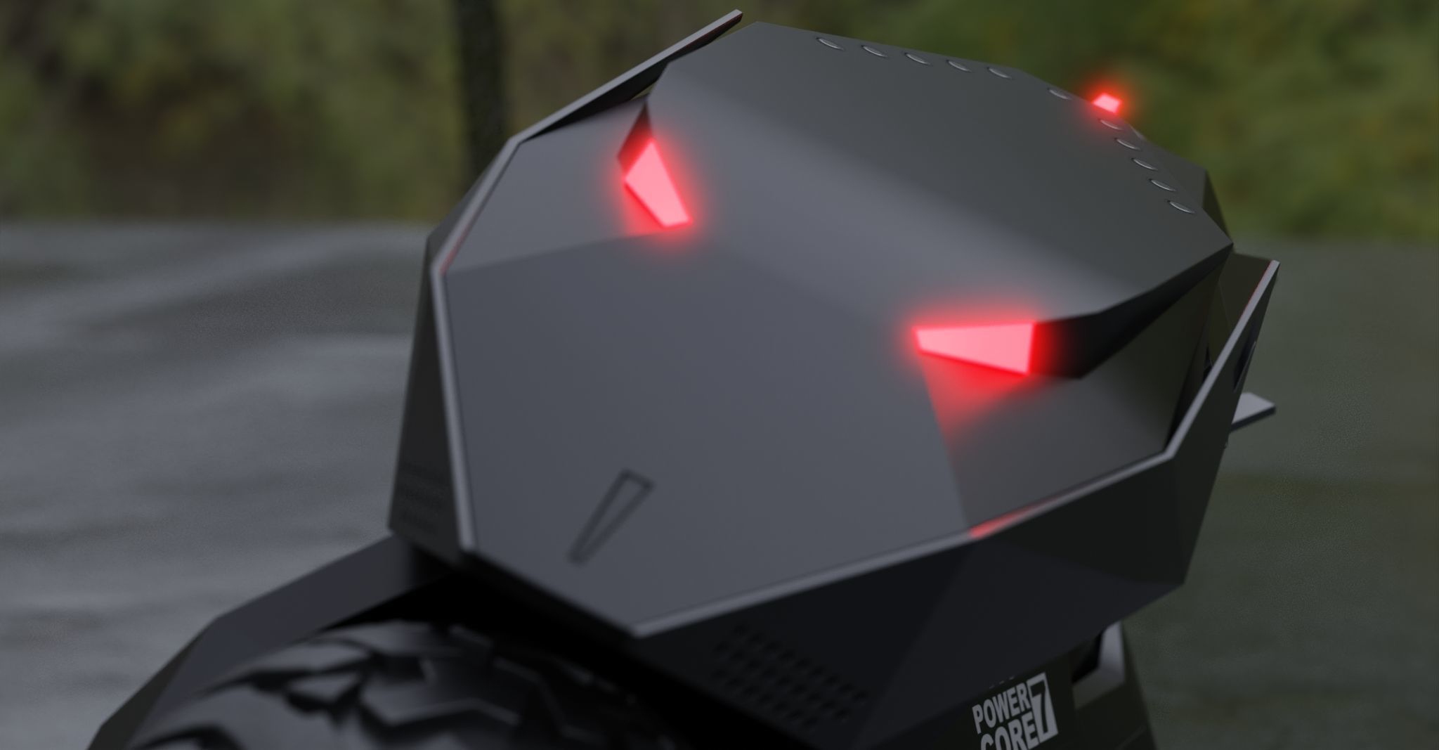 Motorcycle Robot 3D model_6