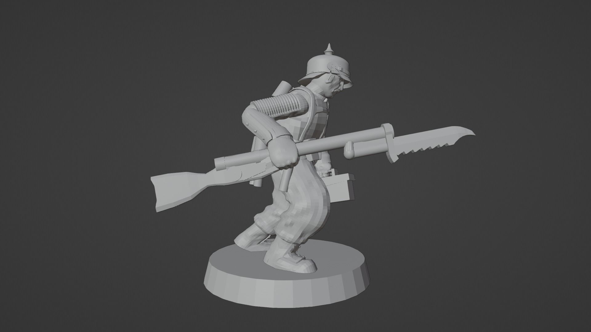 Prussian Space Grenadier Infantry Squad 3D print model_7