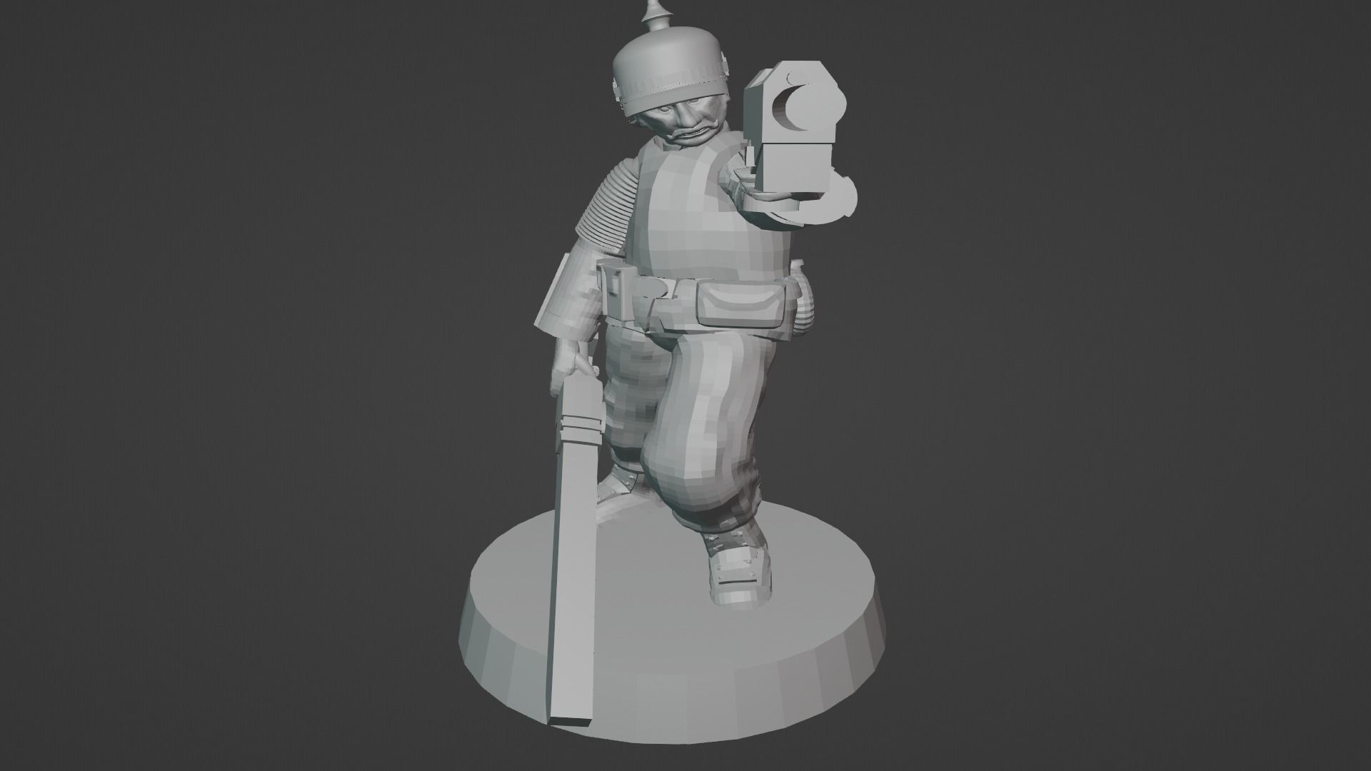 Prussian Space Grenadier Infantry Squad 3D print model_23