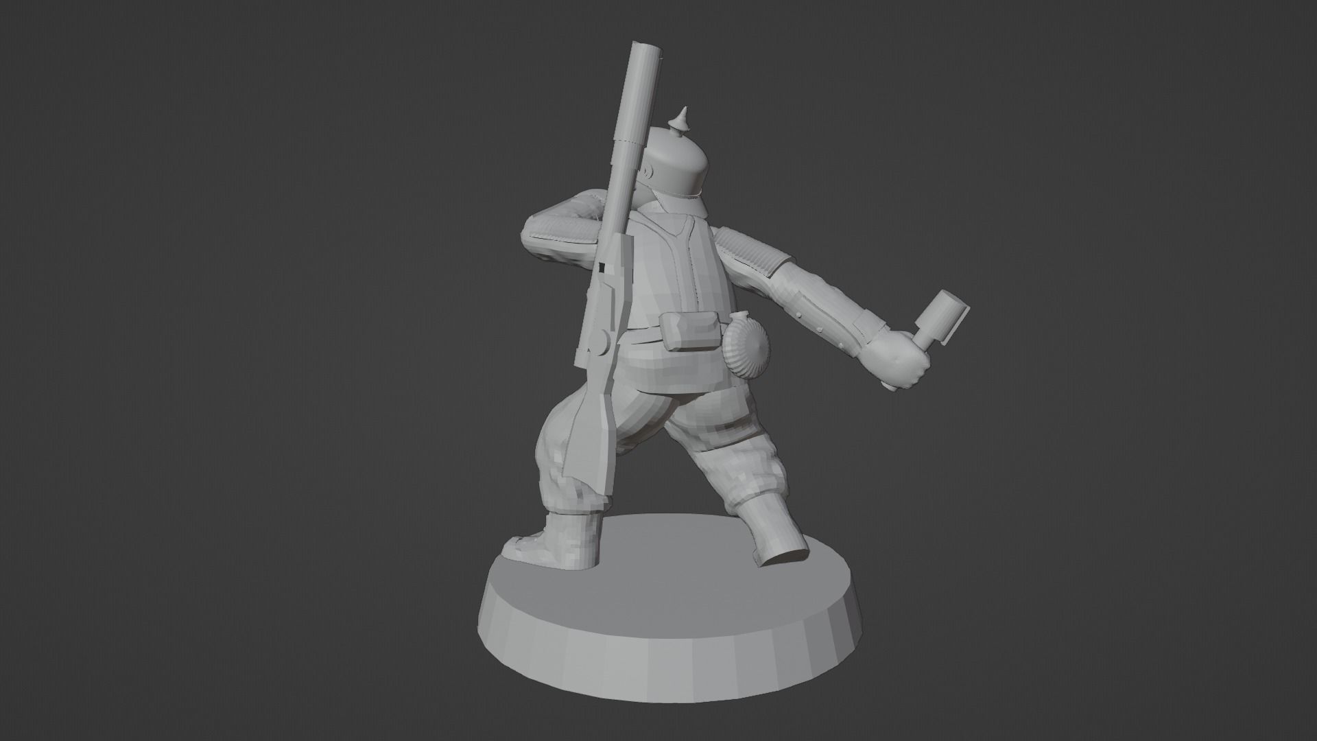 Prussian Space Grenadier Infantry Squad 3D print model_21