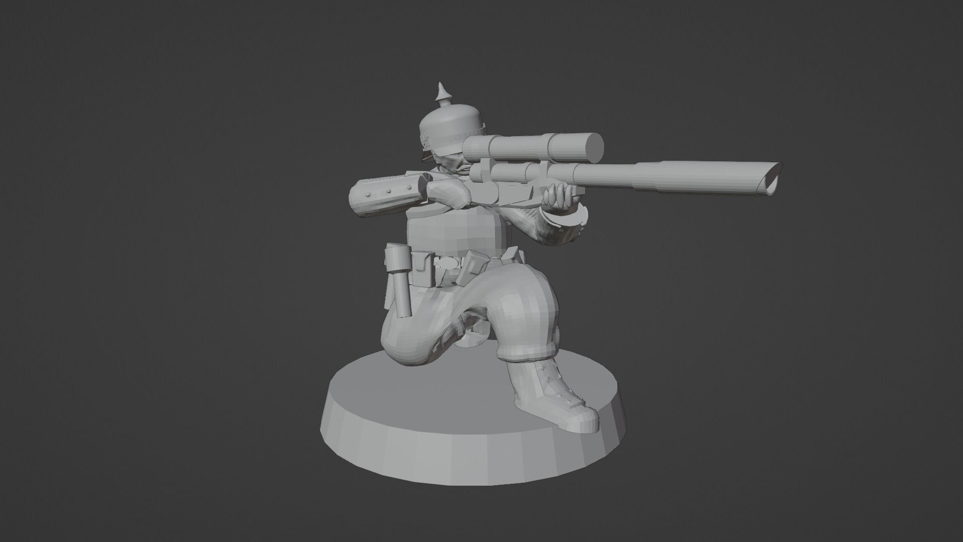 Prussian Space Grenadier Infantry Squad 3D print model_2
