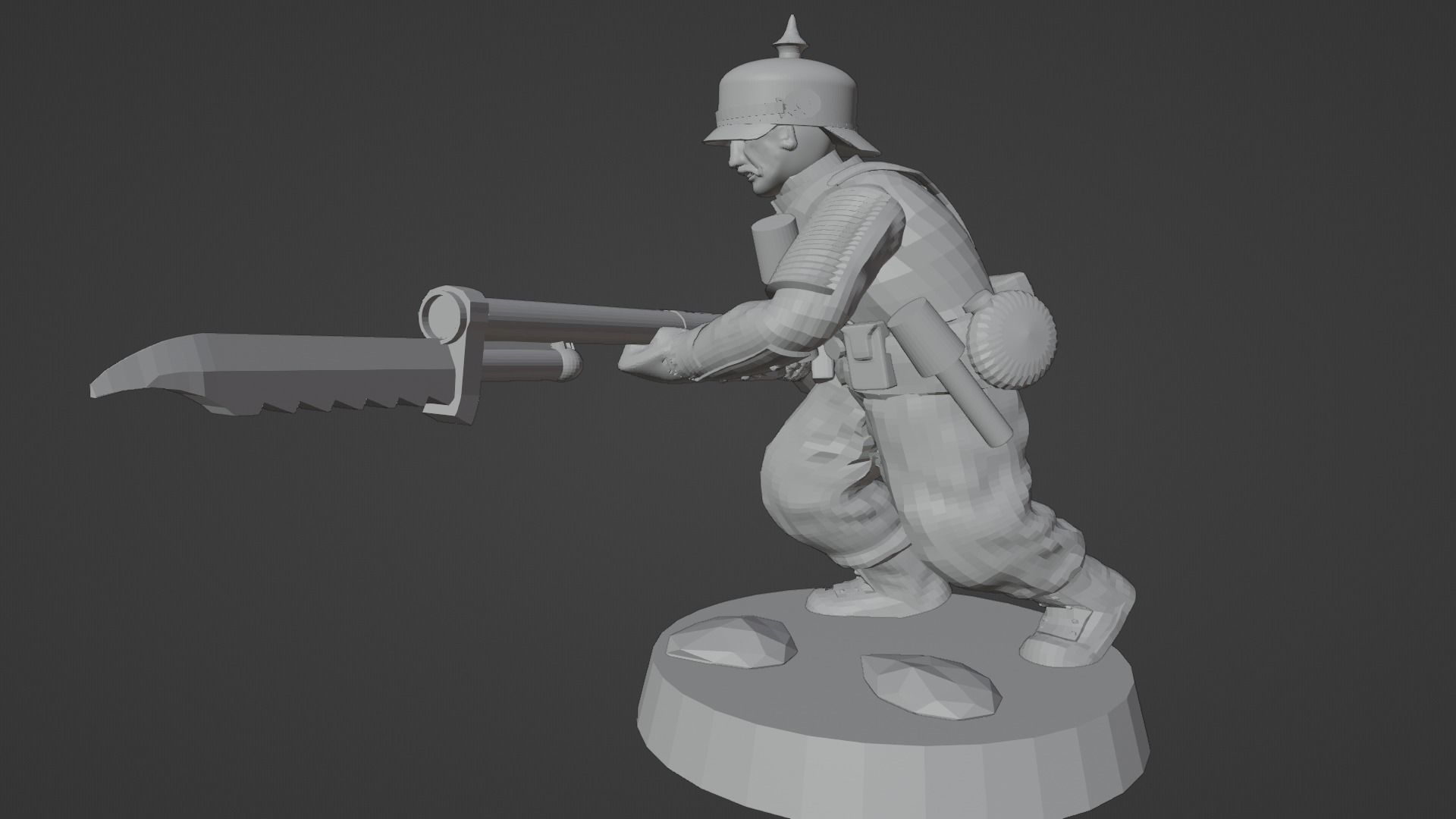 Prussian Space Grenadier Infantry Squad 3D print model_9