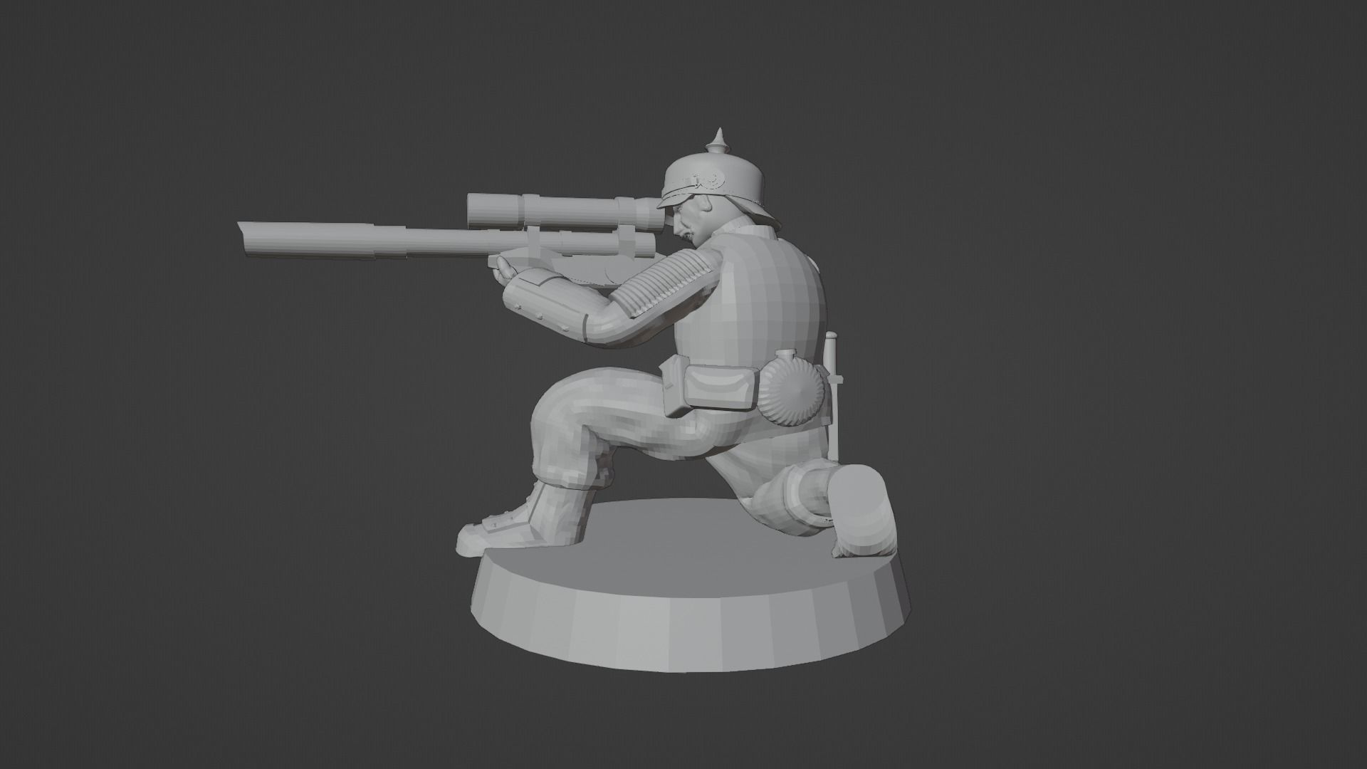 Prussian Space Grenadier Infantry Squad 3D print model_3