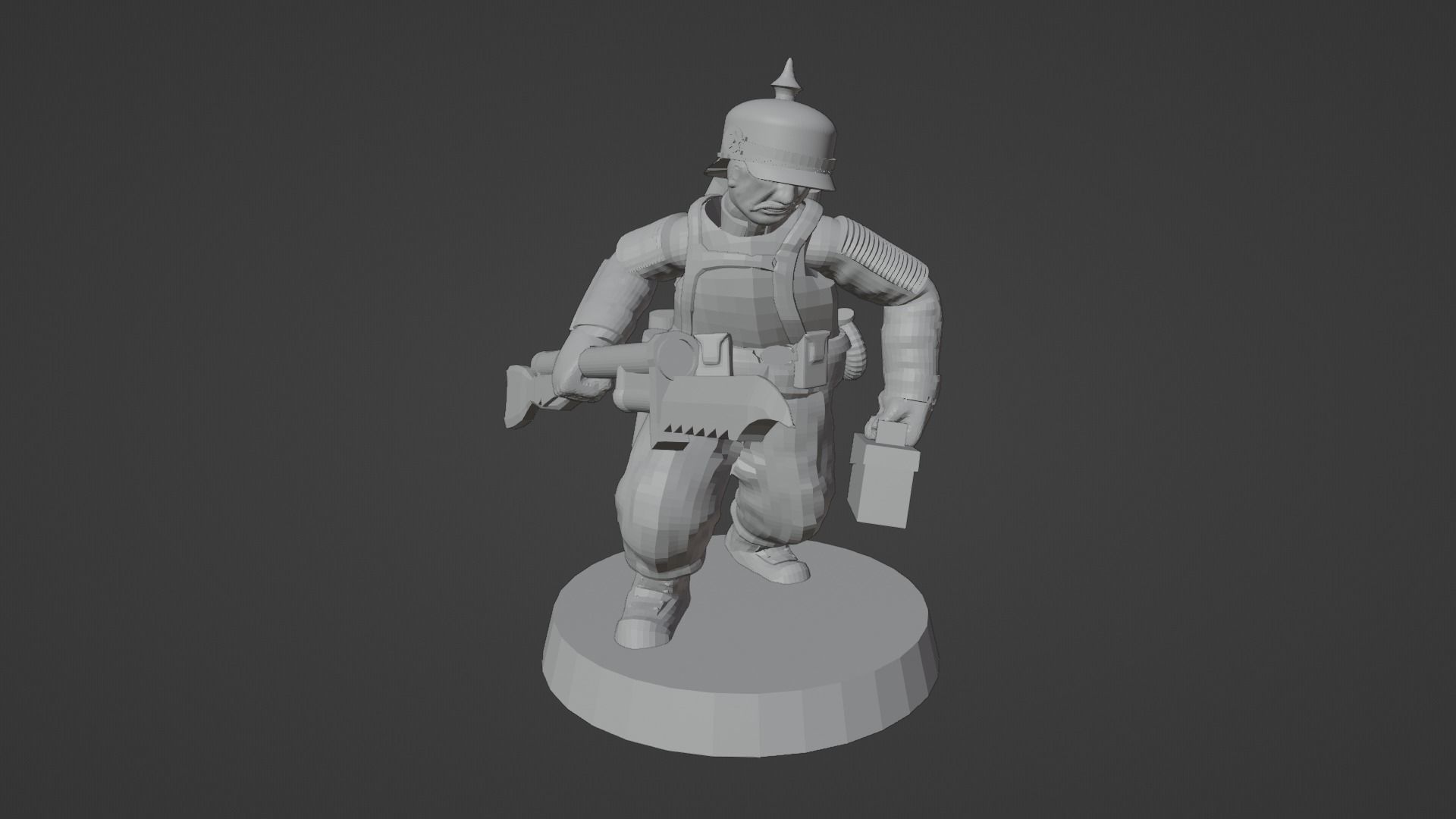 Prussian Space Grenadier Infantry Squad 3D print model_5