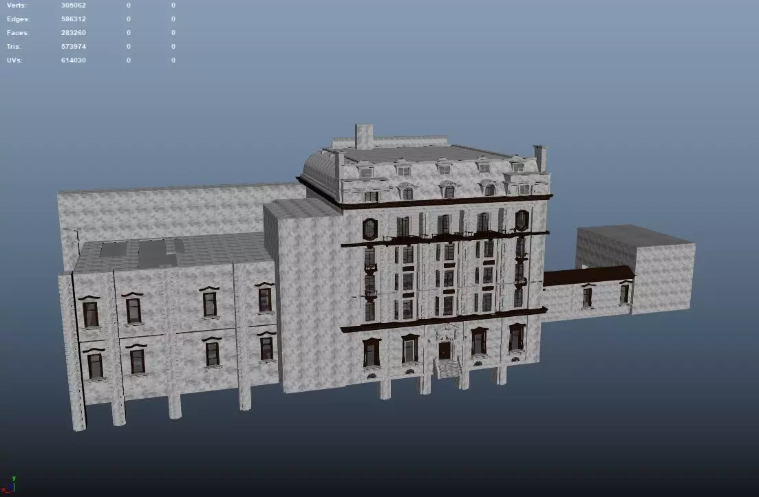 Wuara Mansion 3D model