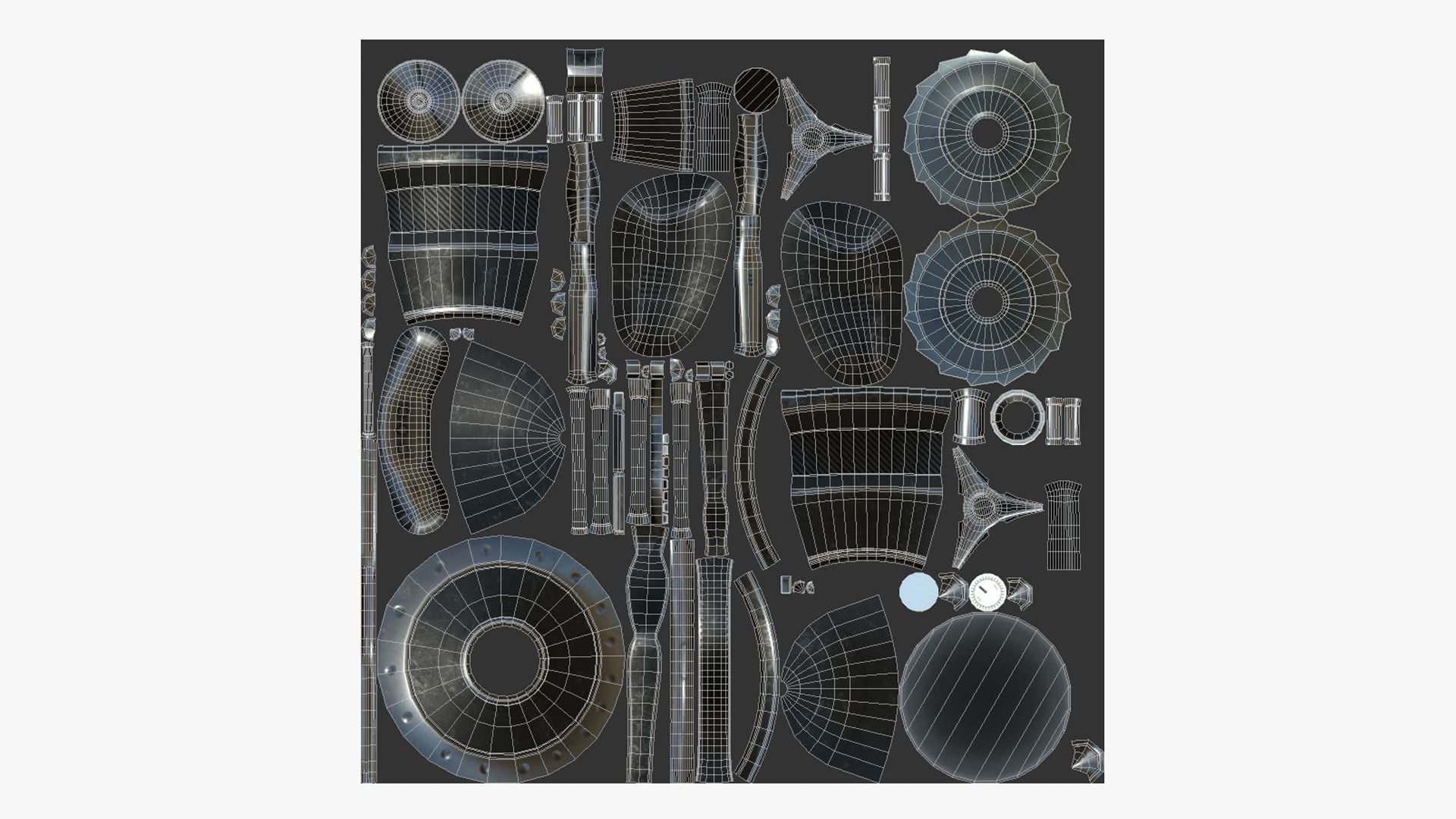 10 Robotic Arm A Collection - Character Design SciFi _80