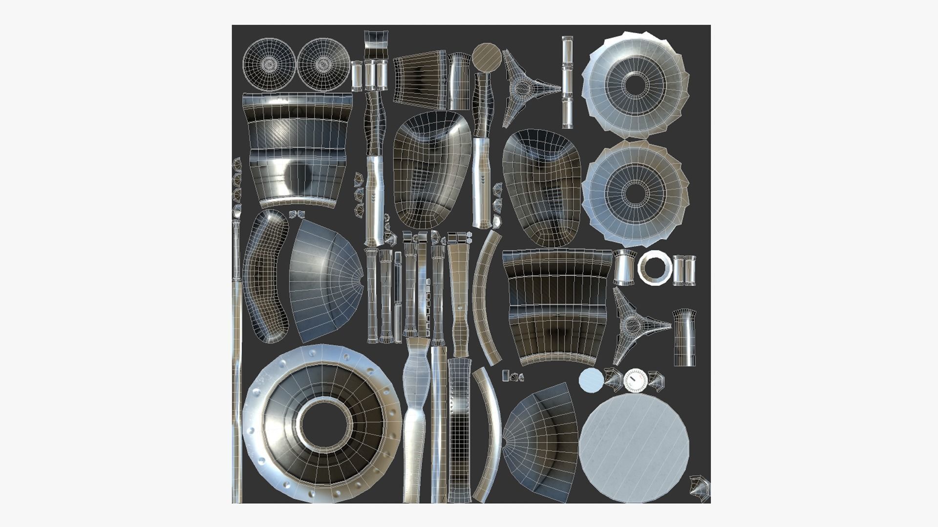 10 Robotic Arm A Collection - Character Design SciFi _65