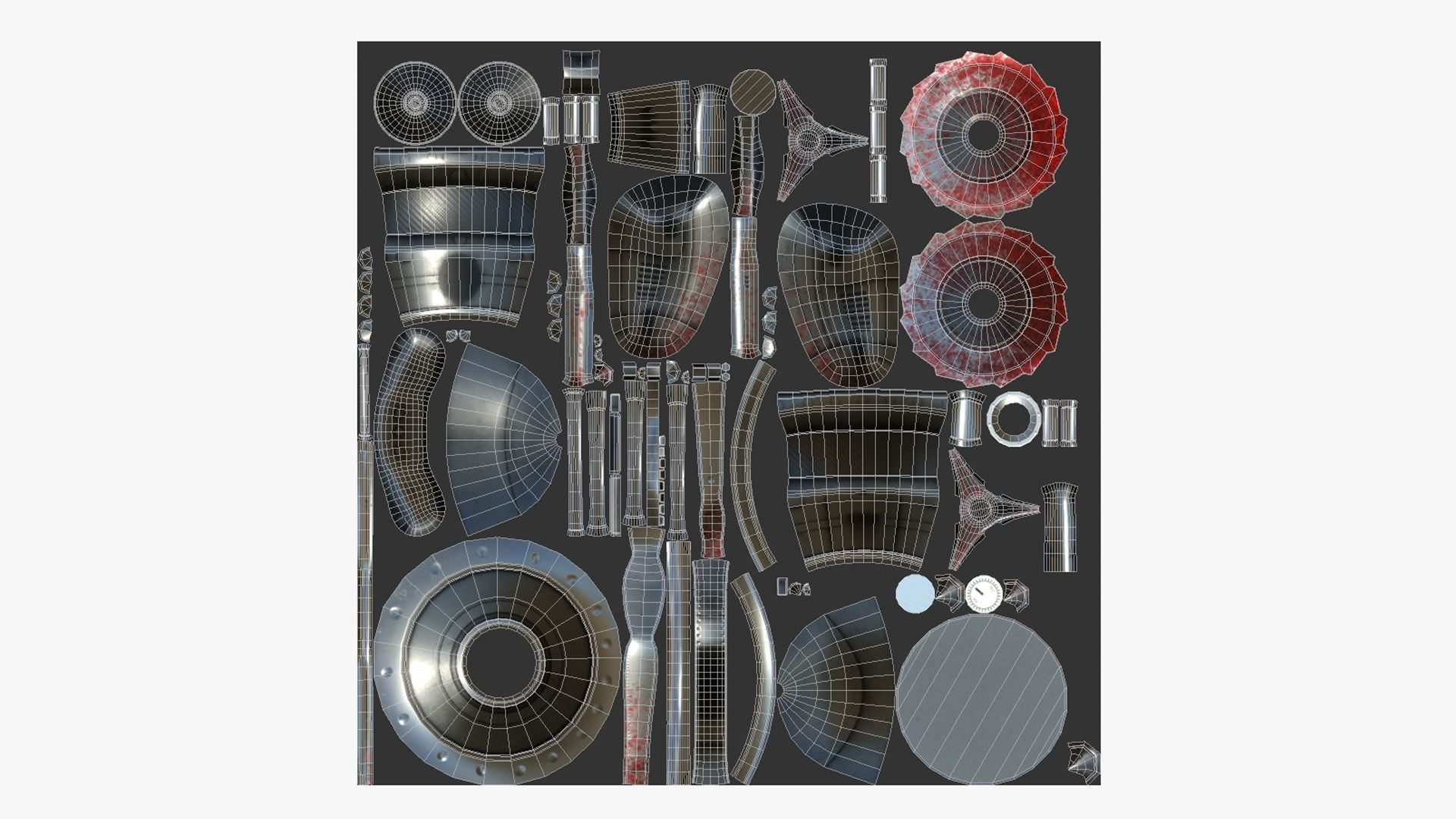 10 Robotic Arm A Collection - Character Design SciFi _71