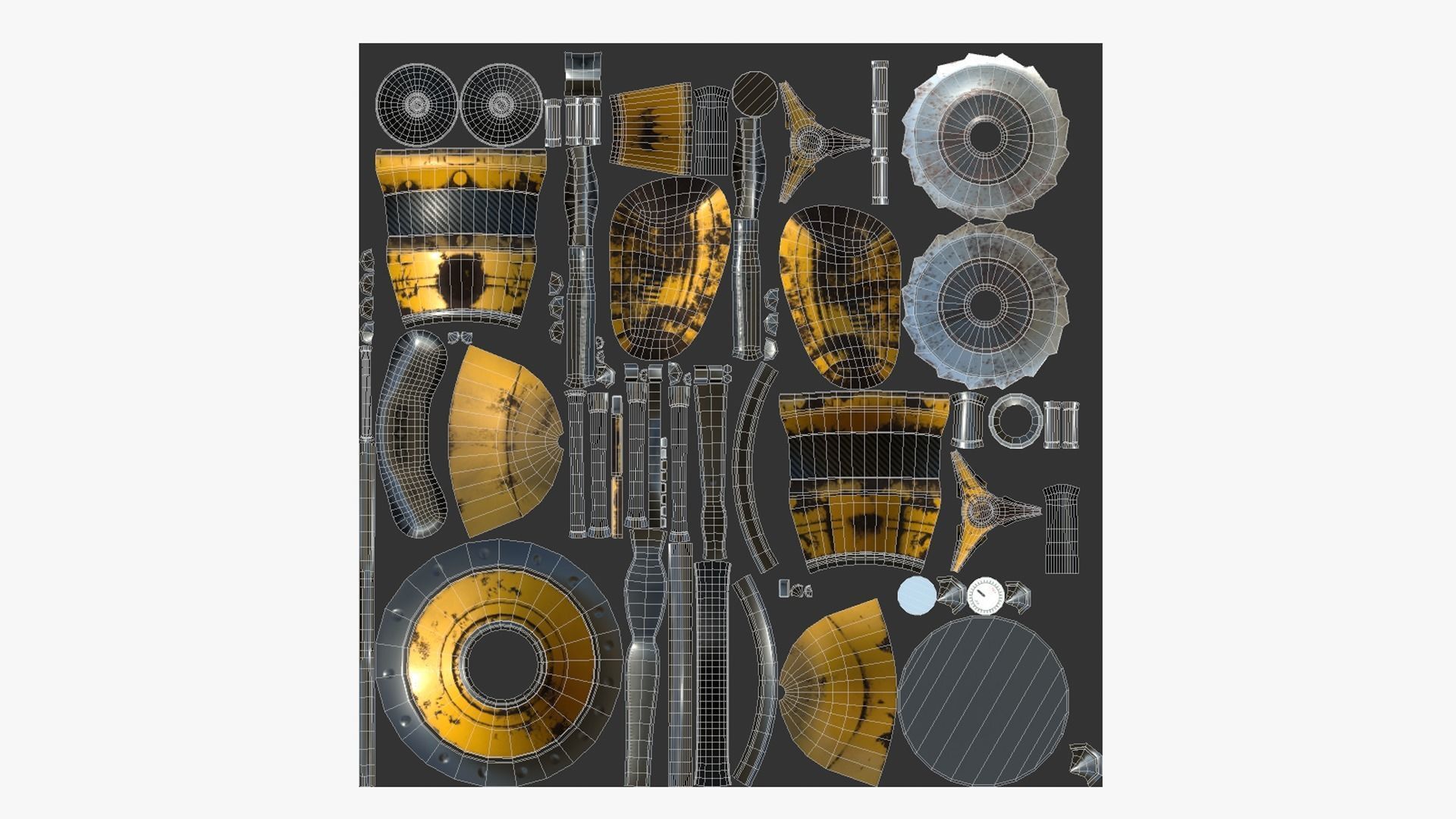 10 Robotic Arm A Collection - Character Design SciFi _73