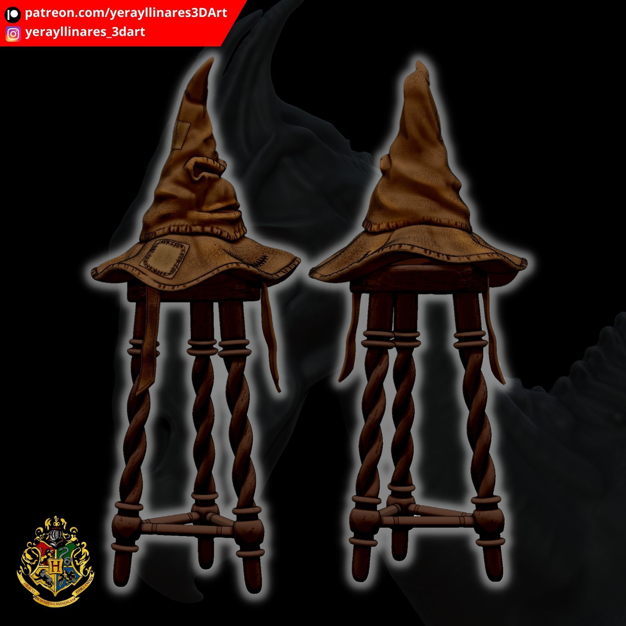 Sorting Hat - Harry Potter Universe 3D print model_3