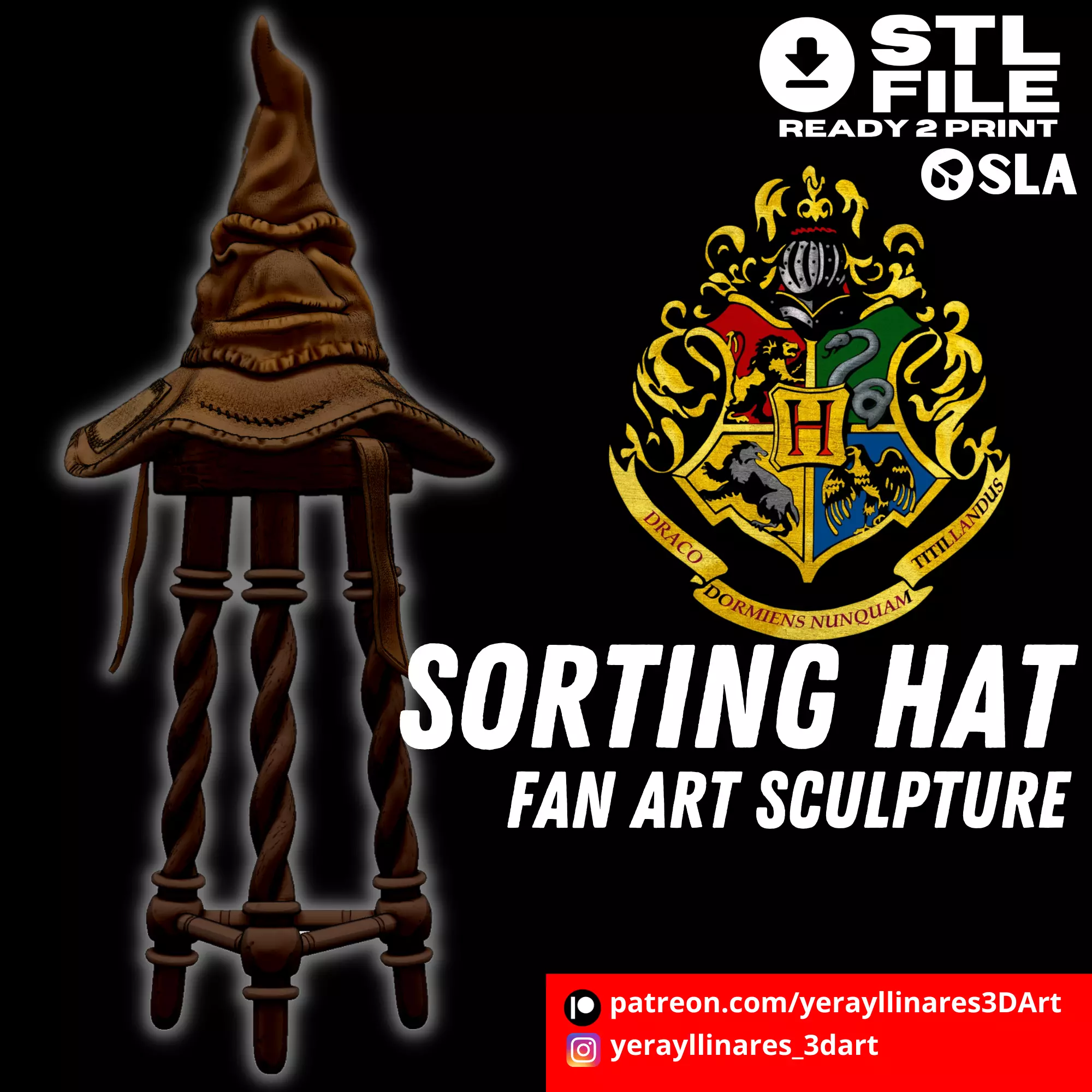 Sorting Hat - Harry Potter Universe 3D print model_0