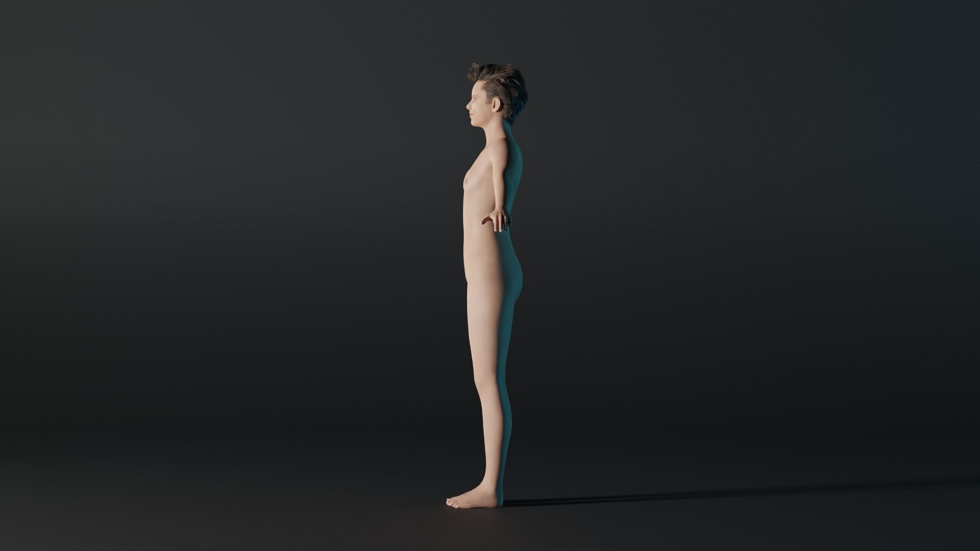 Realistic Teen - Gary 3D model_4