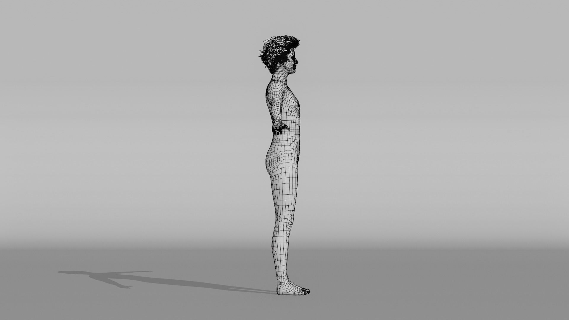 Realistic Teen - Gary 3D model_17