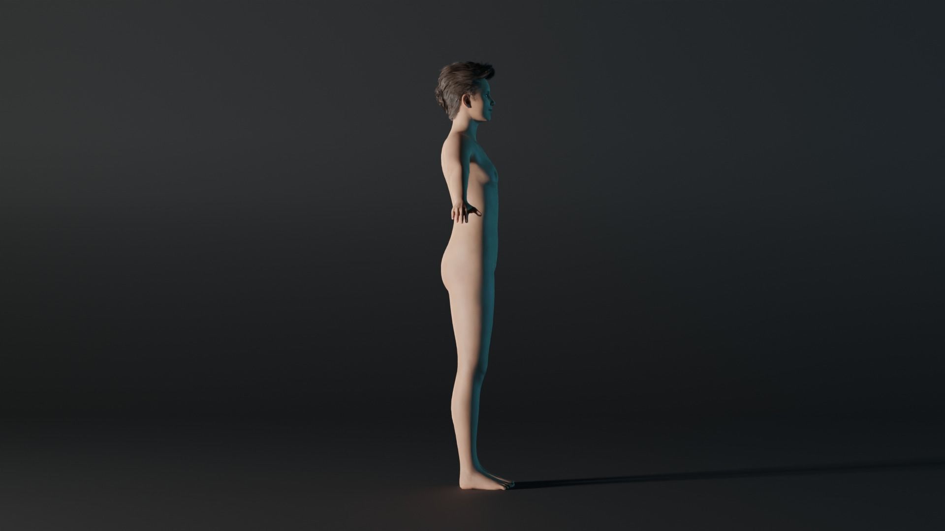 Realistic Teen - Gary 3D model_2