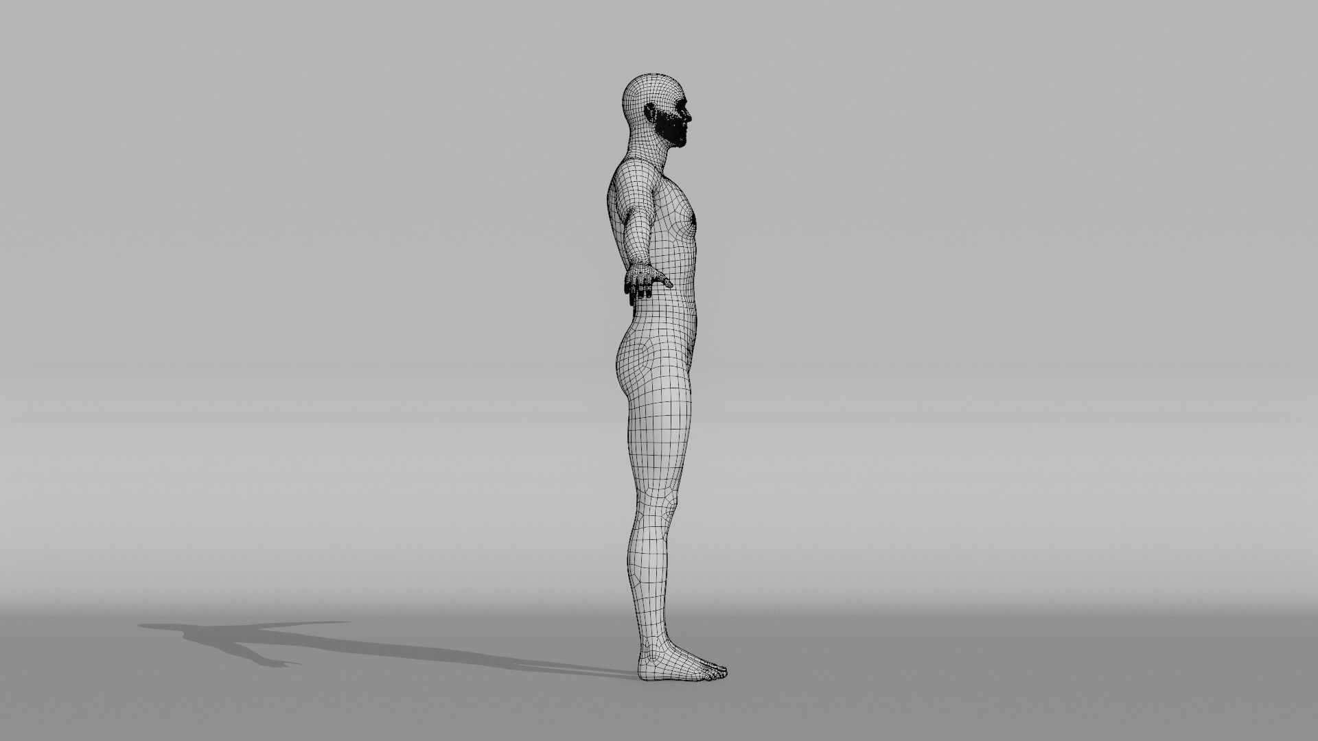 Realistic Male - Litt 3D model_17