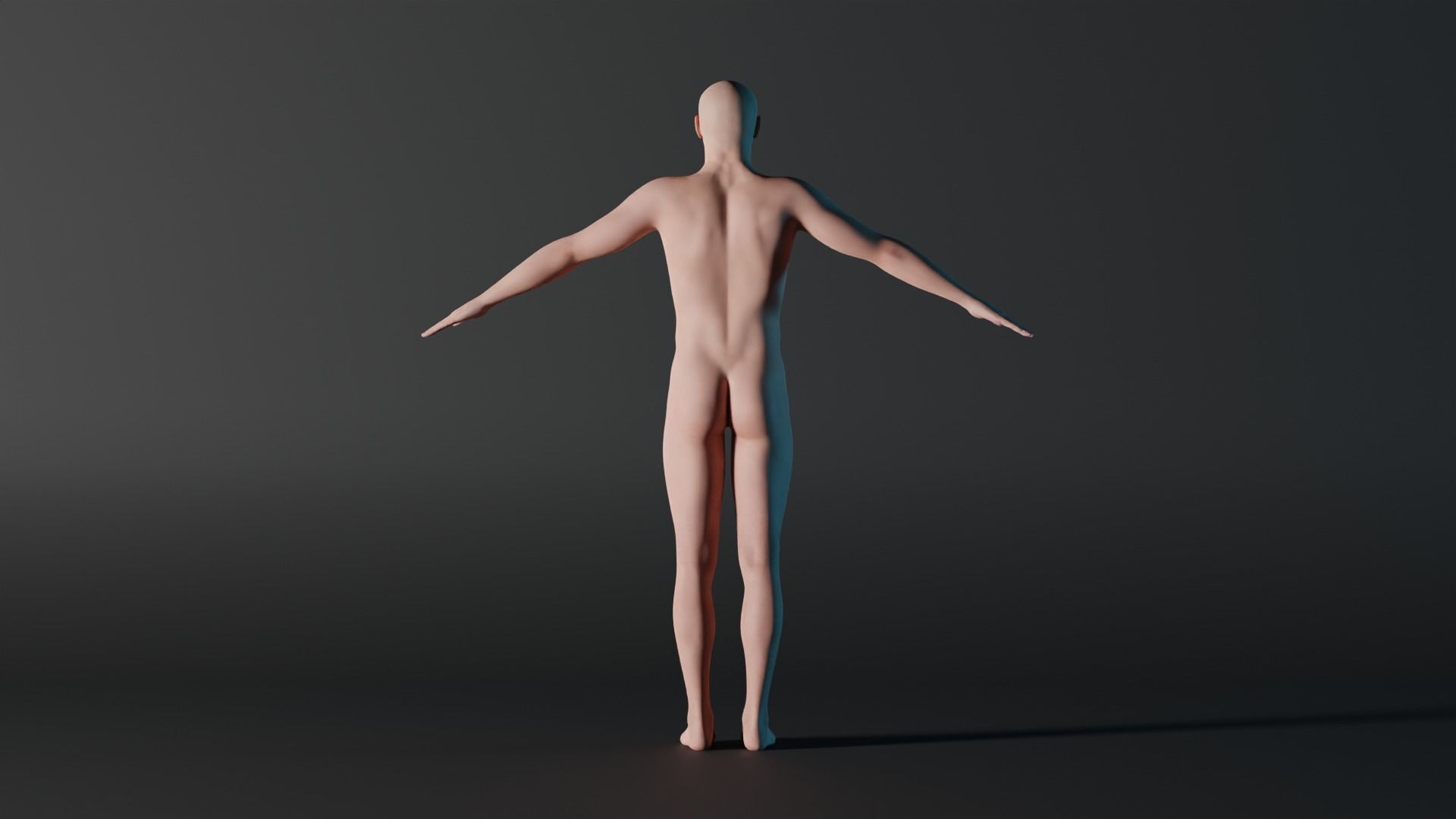 Realistic Male - Litt 3D model_3