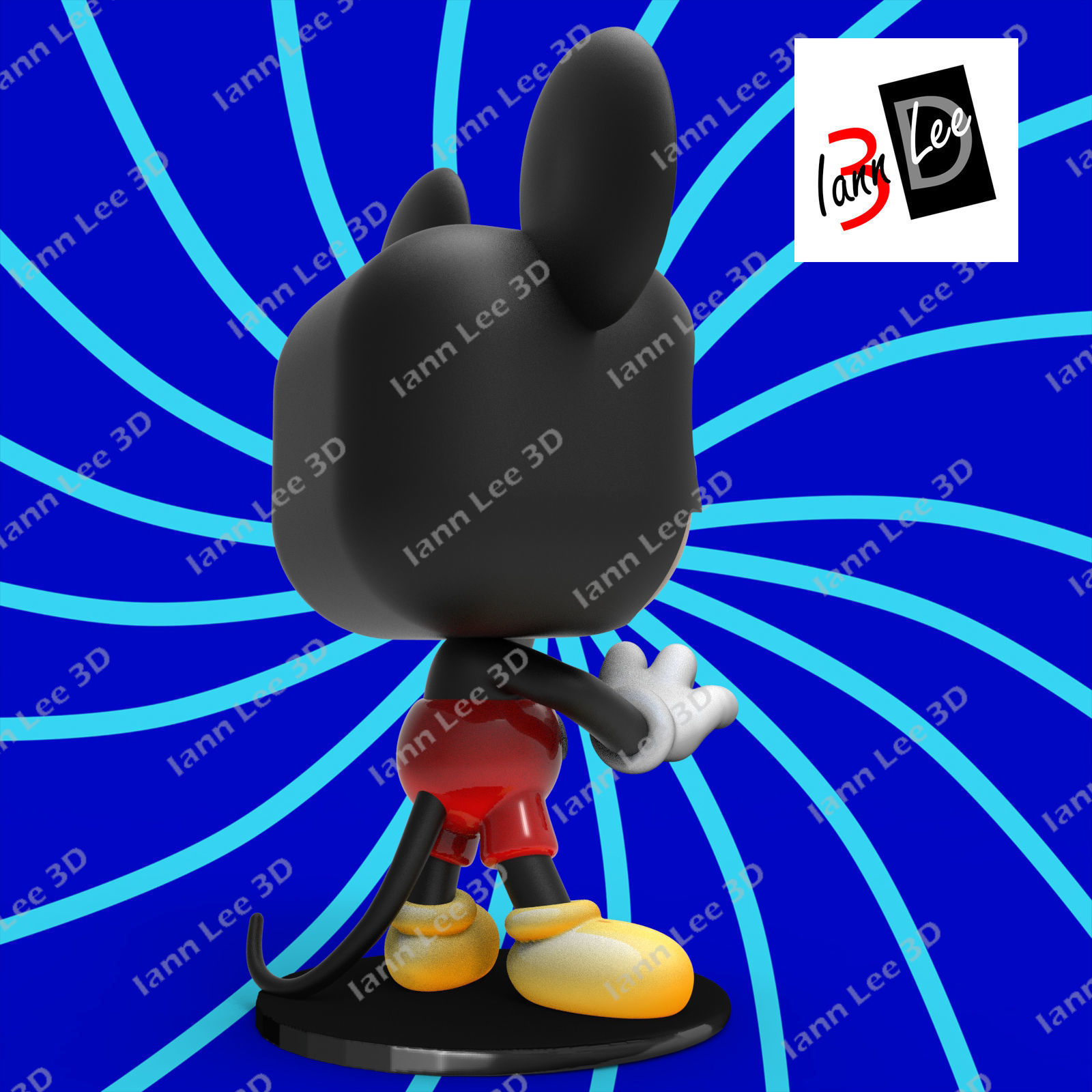  Mickey Funko Vinilo Clasico Disney 1187 3D print model_4