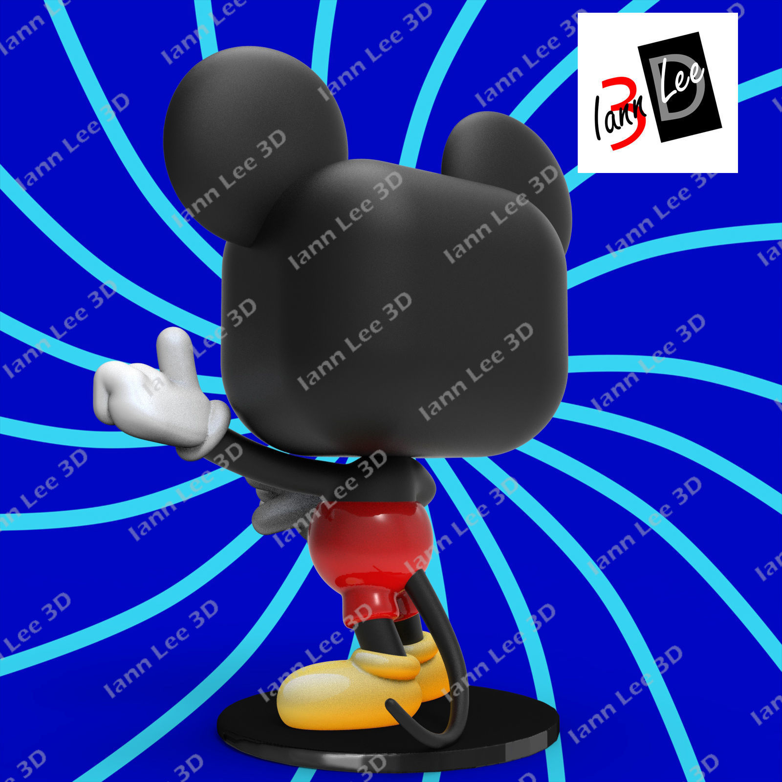  Mickey Funko Vinilo Clasico Disney 1187 3D print model_2