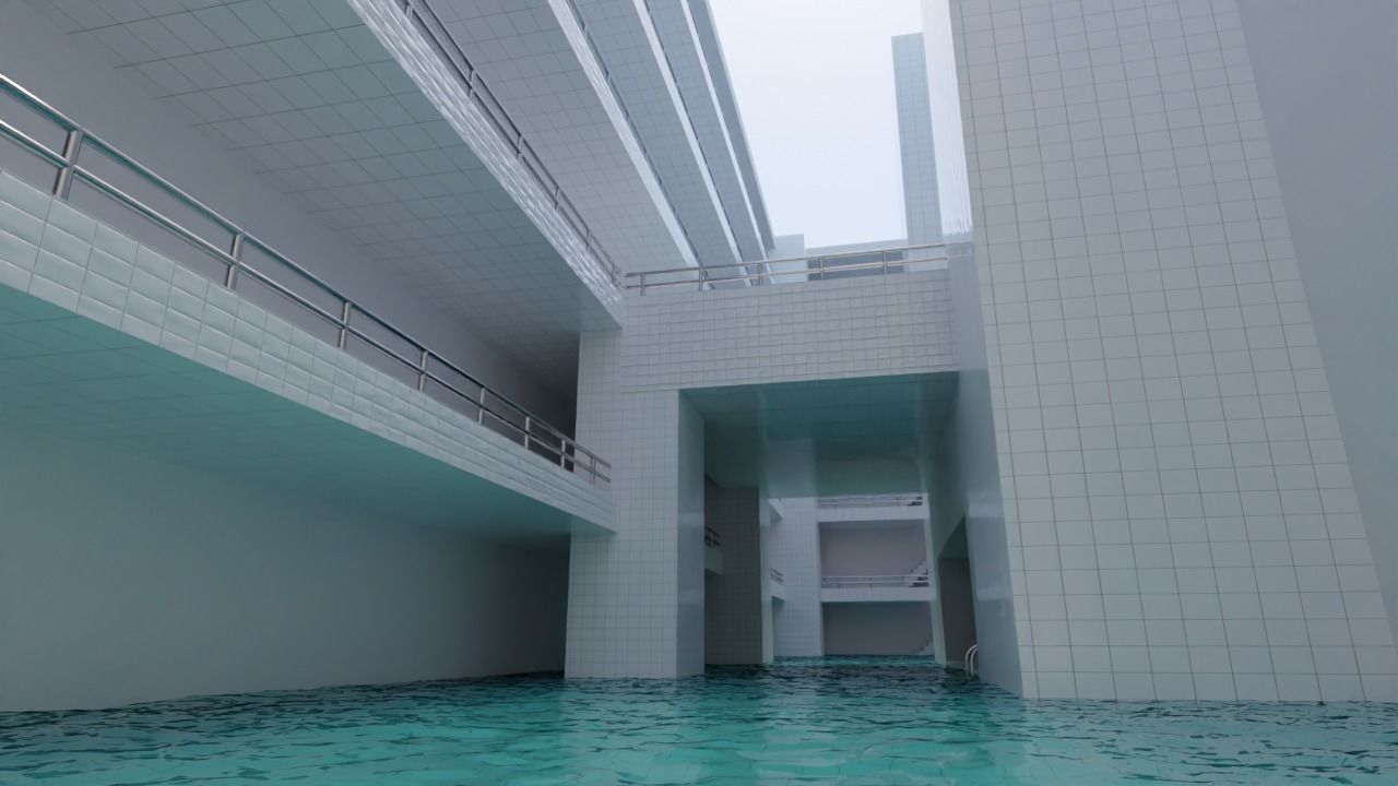 POOLROOMS FULLPACK BLENDER ONLY  3D model_11