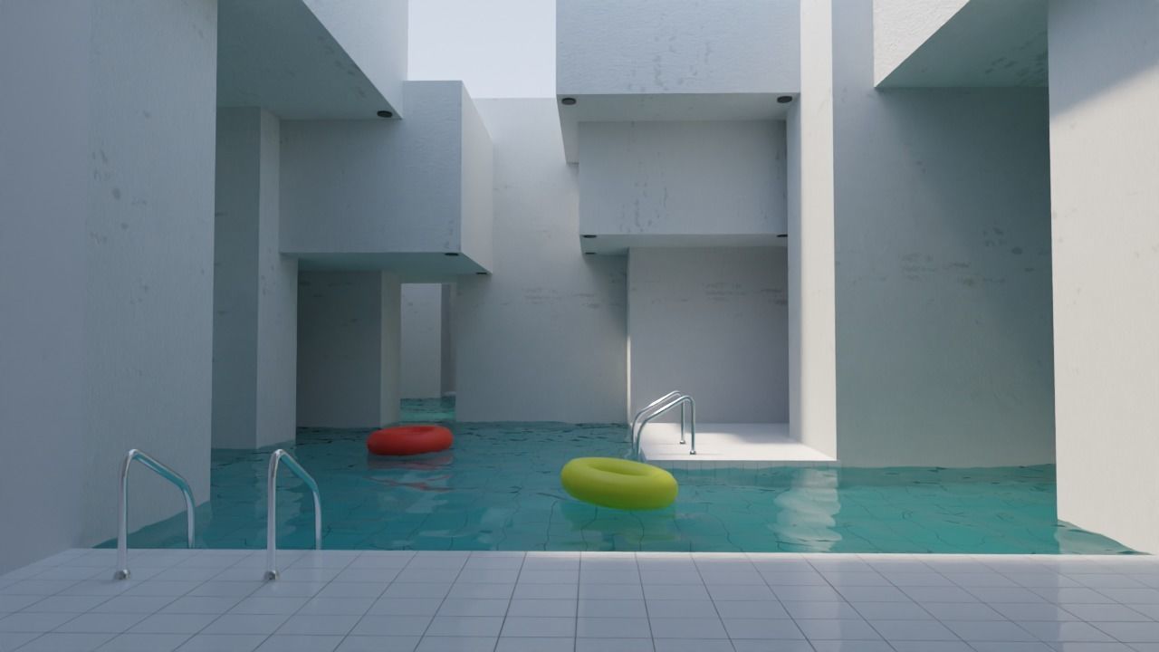 POOLROOMS FULLPACK BLENDER ONLY  3D model_2