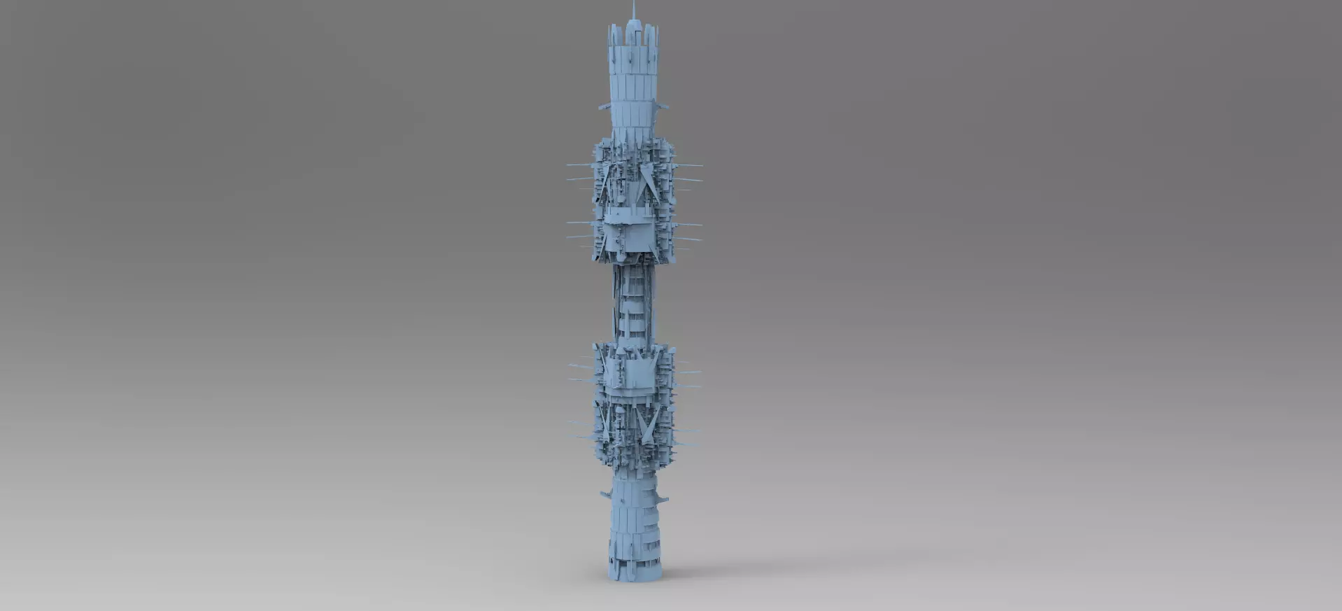 Plasma Tower charged  3D model_0