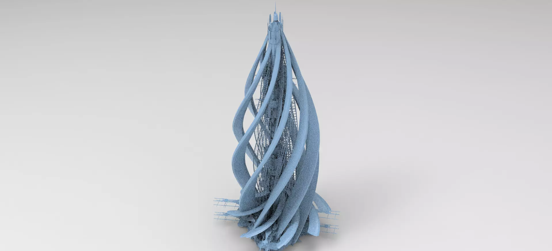 London Modern Sci Tower 2 3D model_0