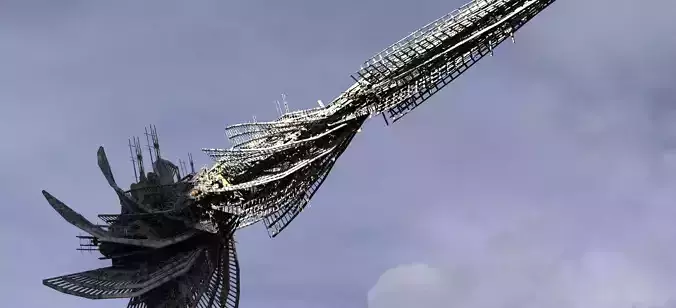London Modern Art shard Tower 3D model