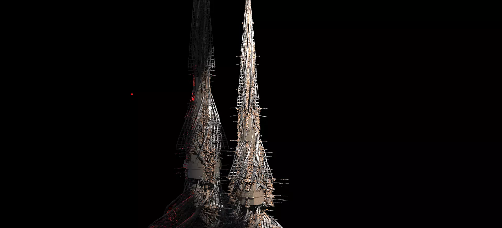 London Modern Art shard Tower 3 3D model_0