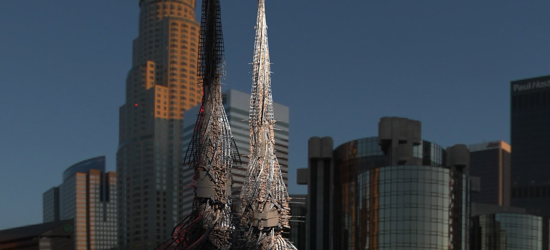 London Modern Art shard Tower 3 3D model_1