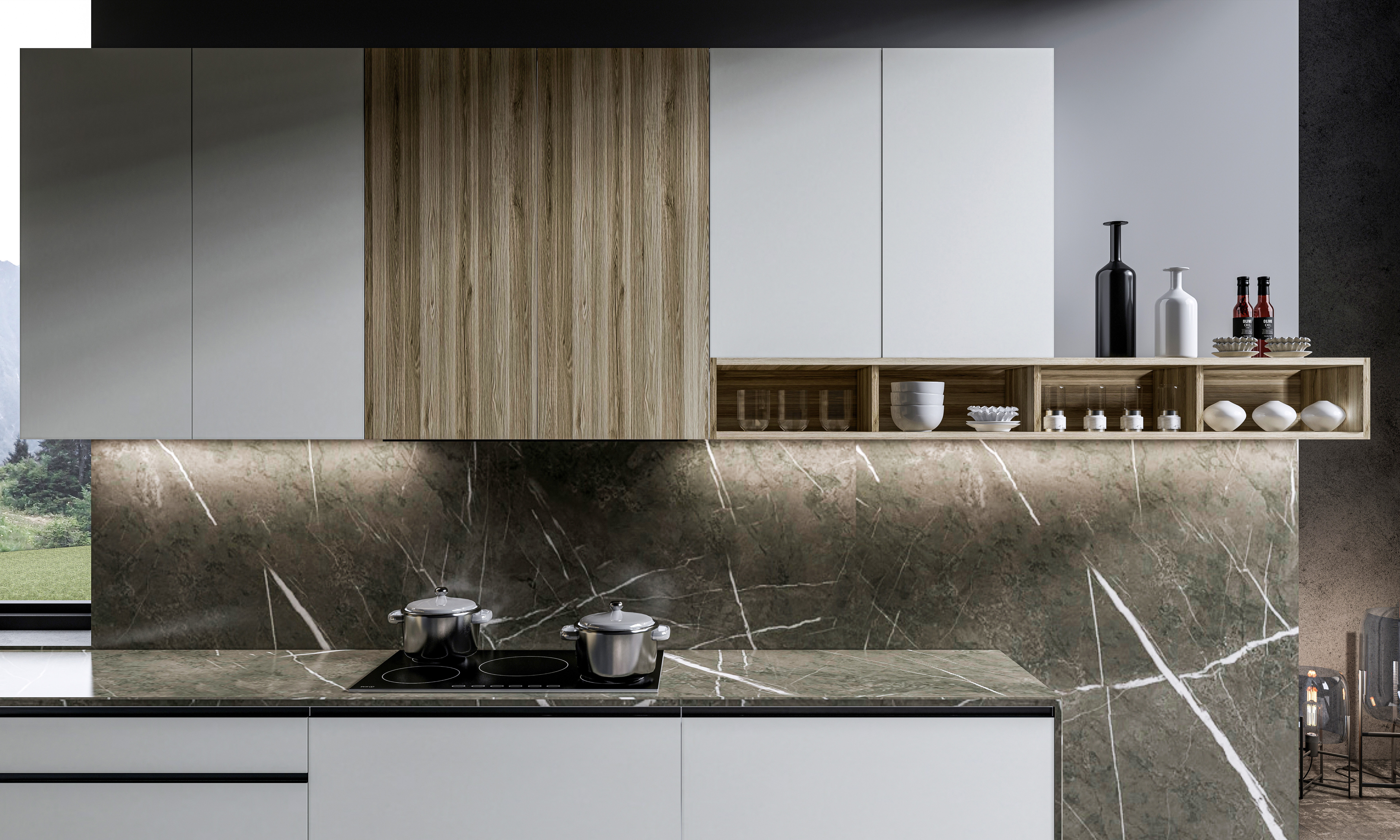 Kitchen fully parametric  Resizable manufacturable  0021 3D model_1