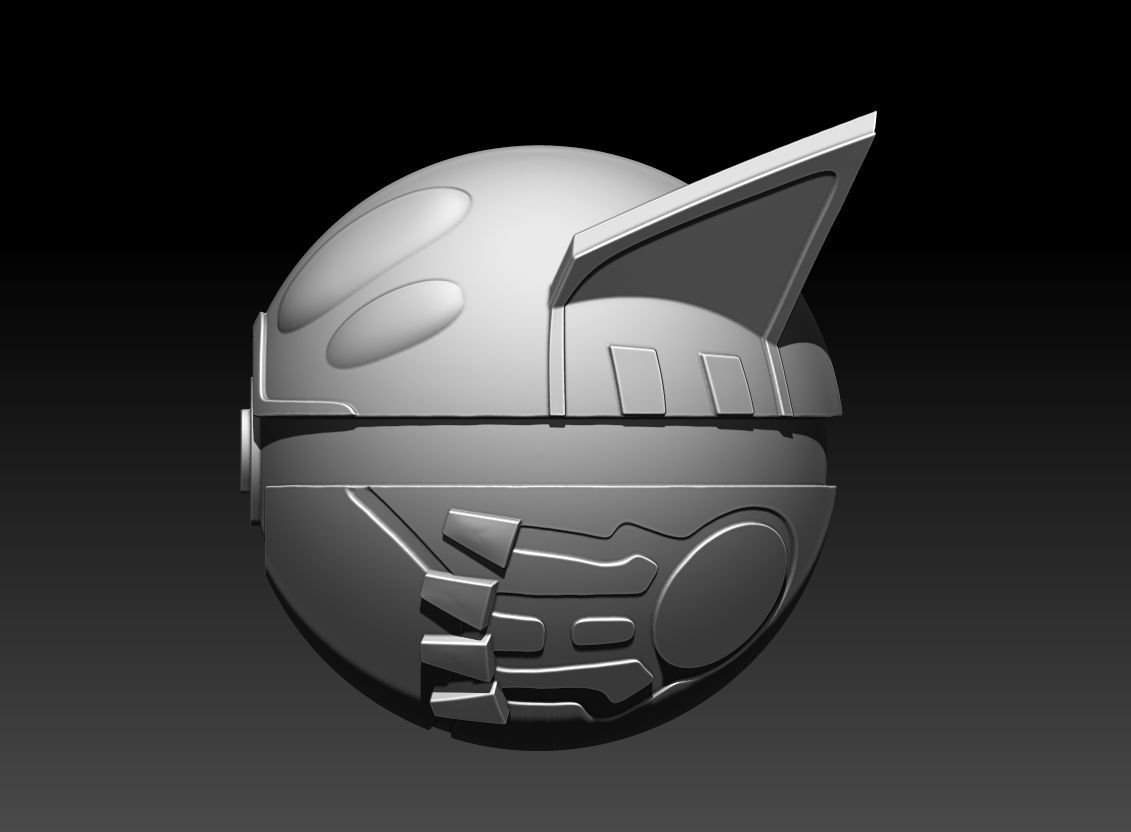 kyogre-ball 3D print model_8