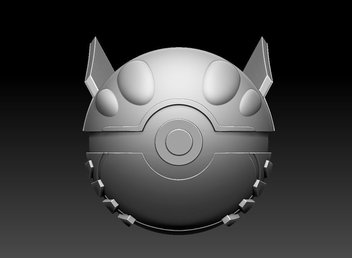 kyogre-ball 3D print model_2