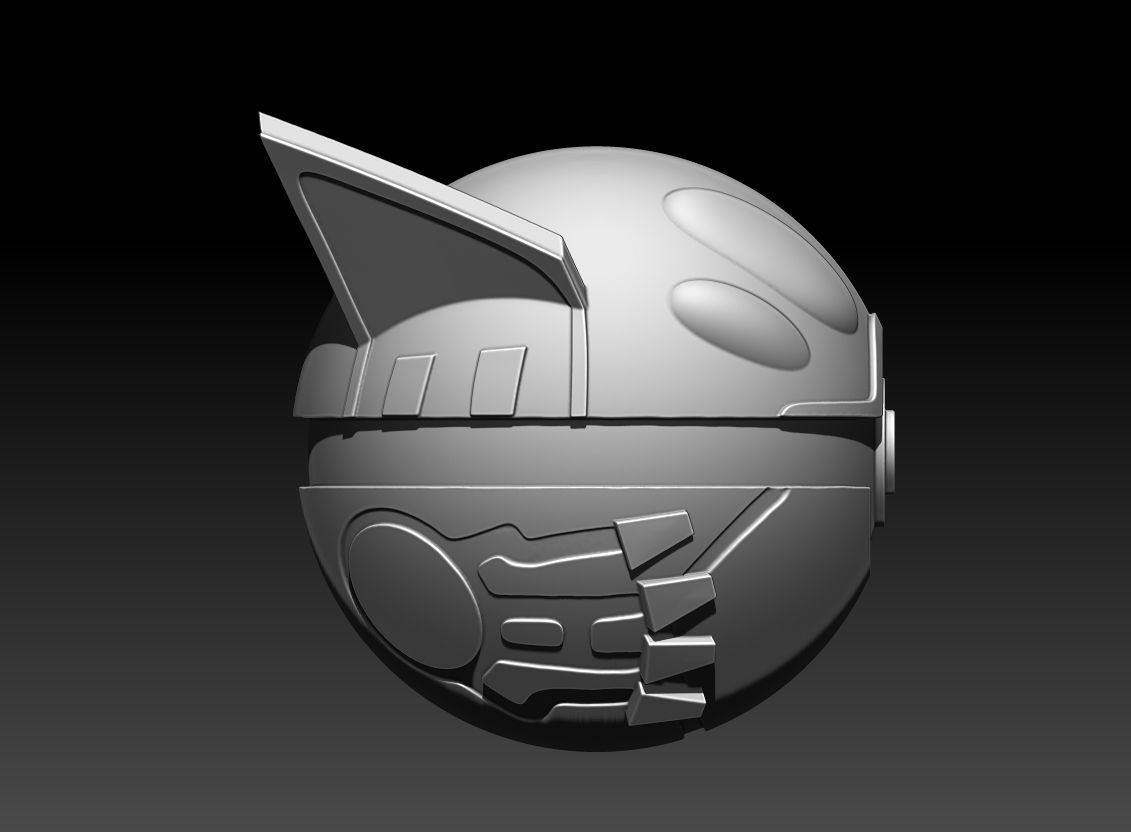 kyogre-ball 3D print model_4