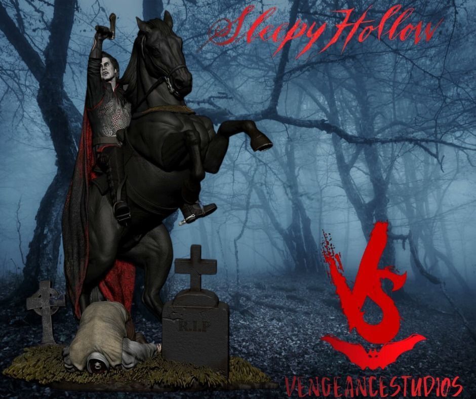 The Headless Horseman from Sleepy Hollow 3D print model_7